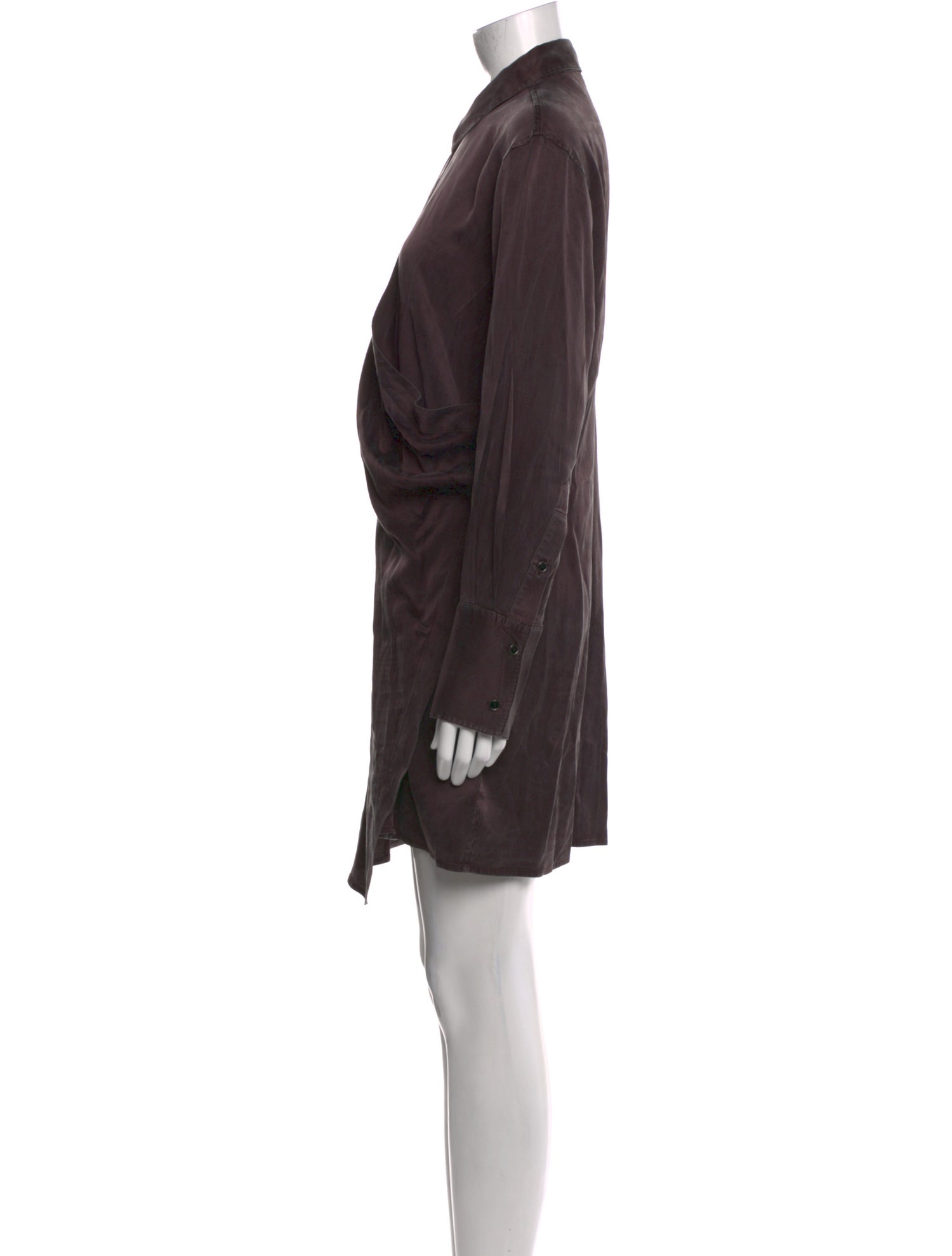 Helmut Lang Silk Knee-Length Dress