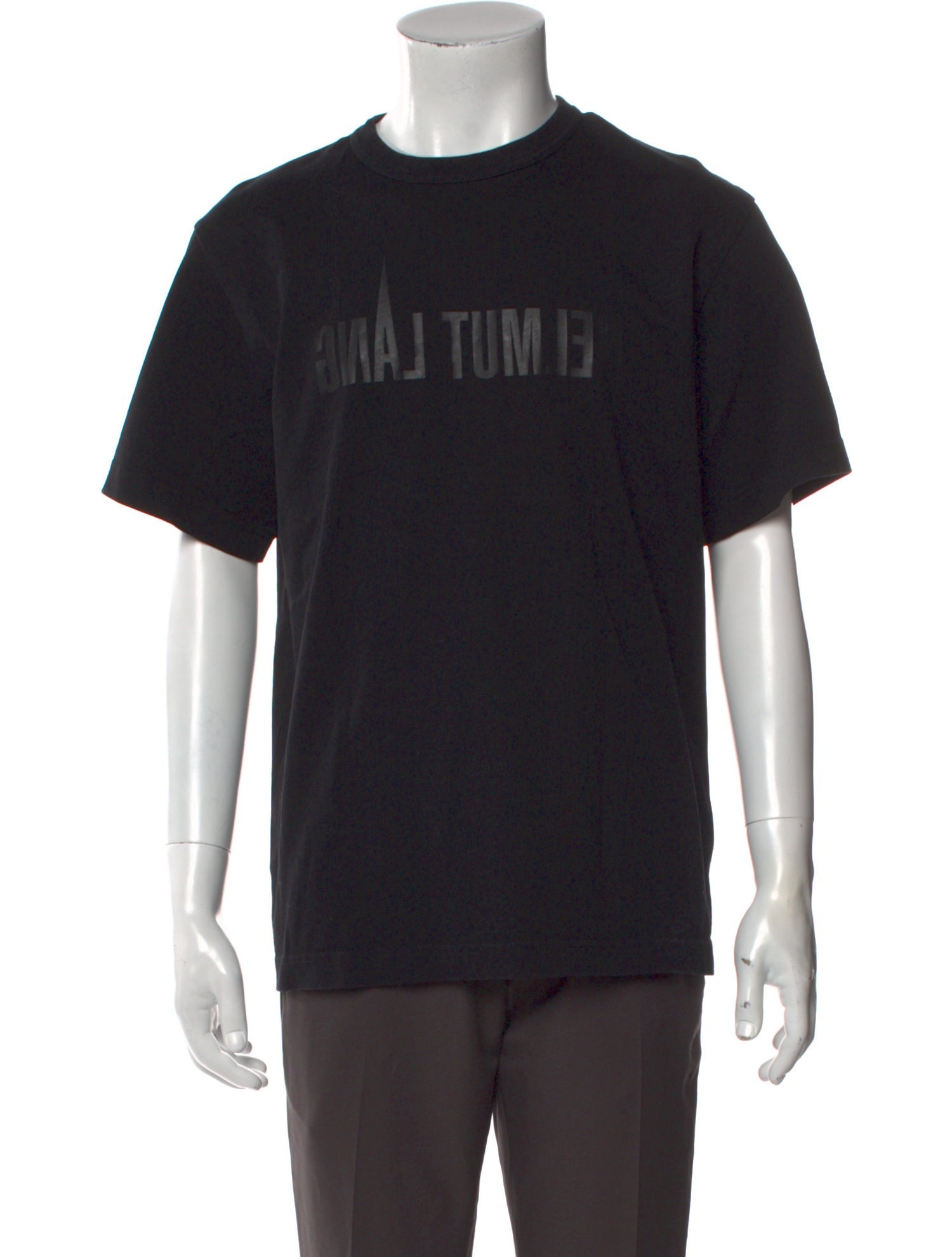 Helmut Lang Graphic Print Crew Neck T-Shirt