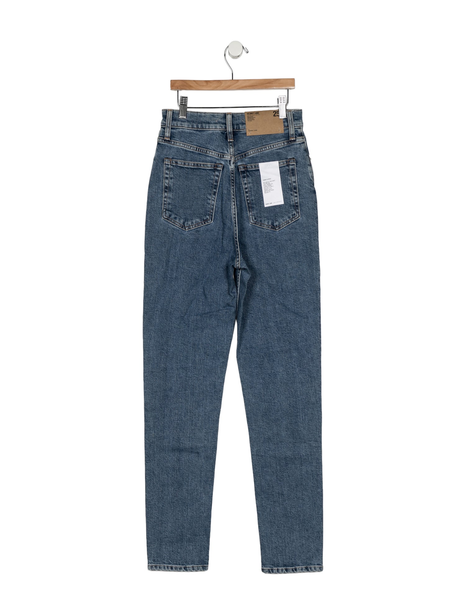 Helmut Lang High-Rise Straight Leg Jeans w/ Tags