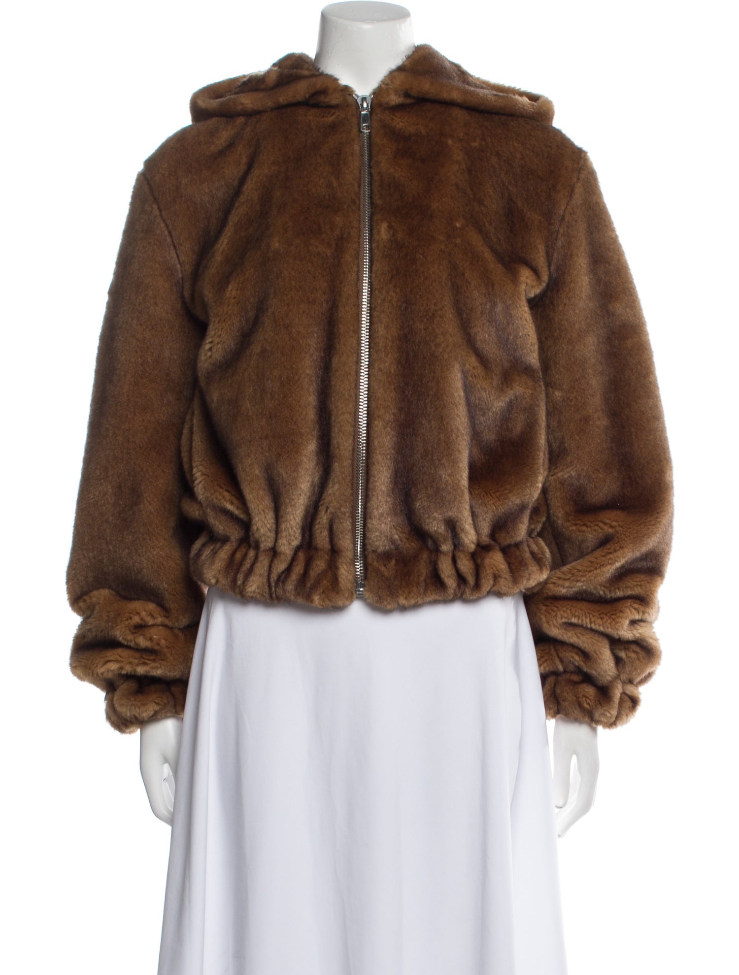 Helmut Lang Faux Fur Jacket