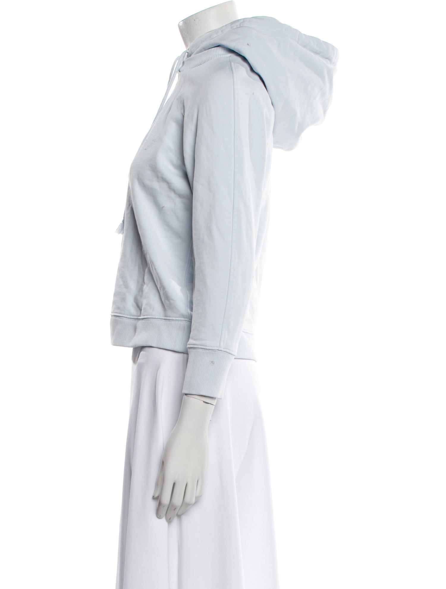 Helmut Lang Mock Neck Three-Quarter Sleeve Sweatshirt