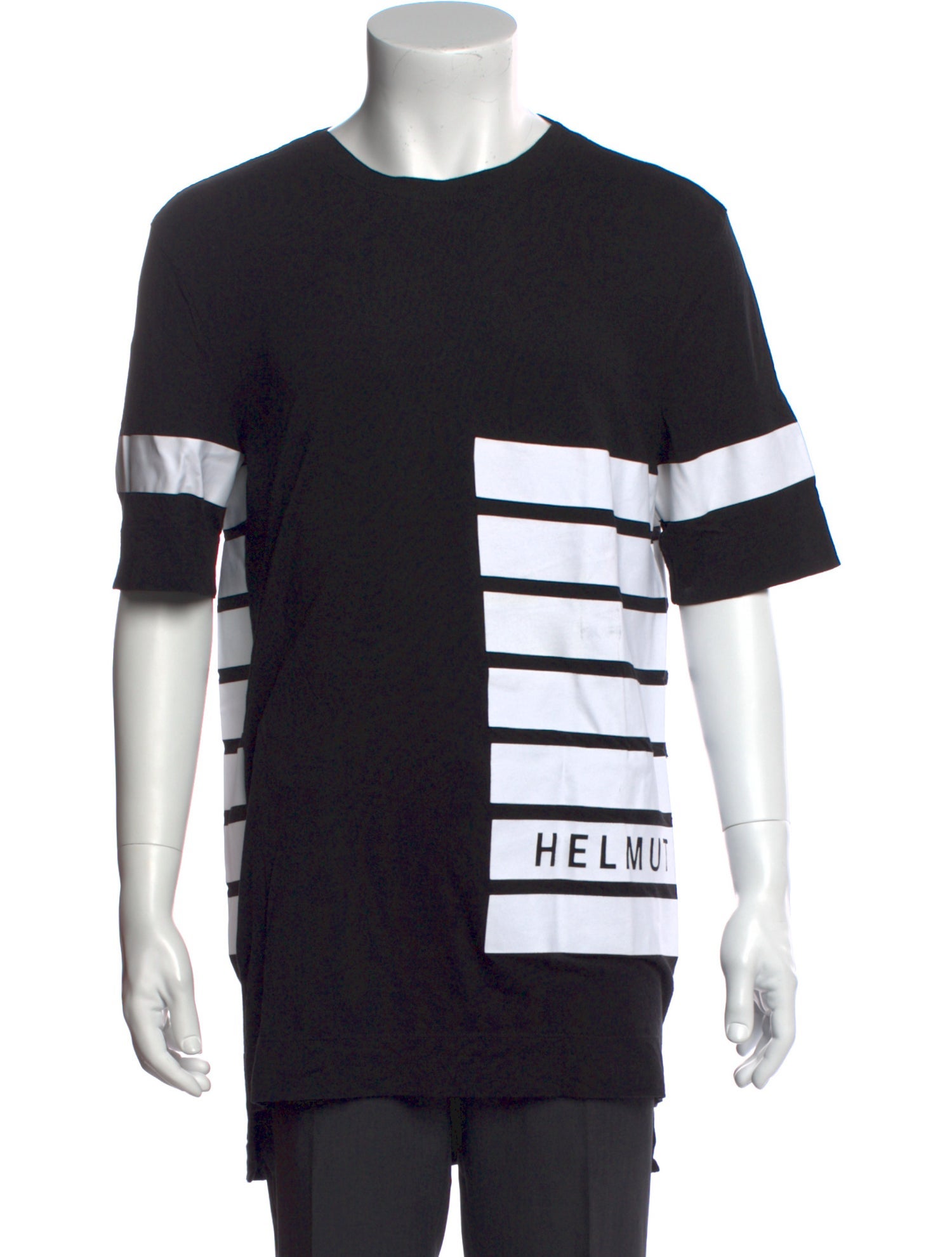 Helmut Lang Graphic Print Crew Neck T-Shirt