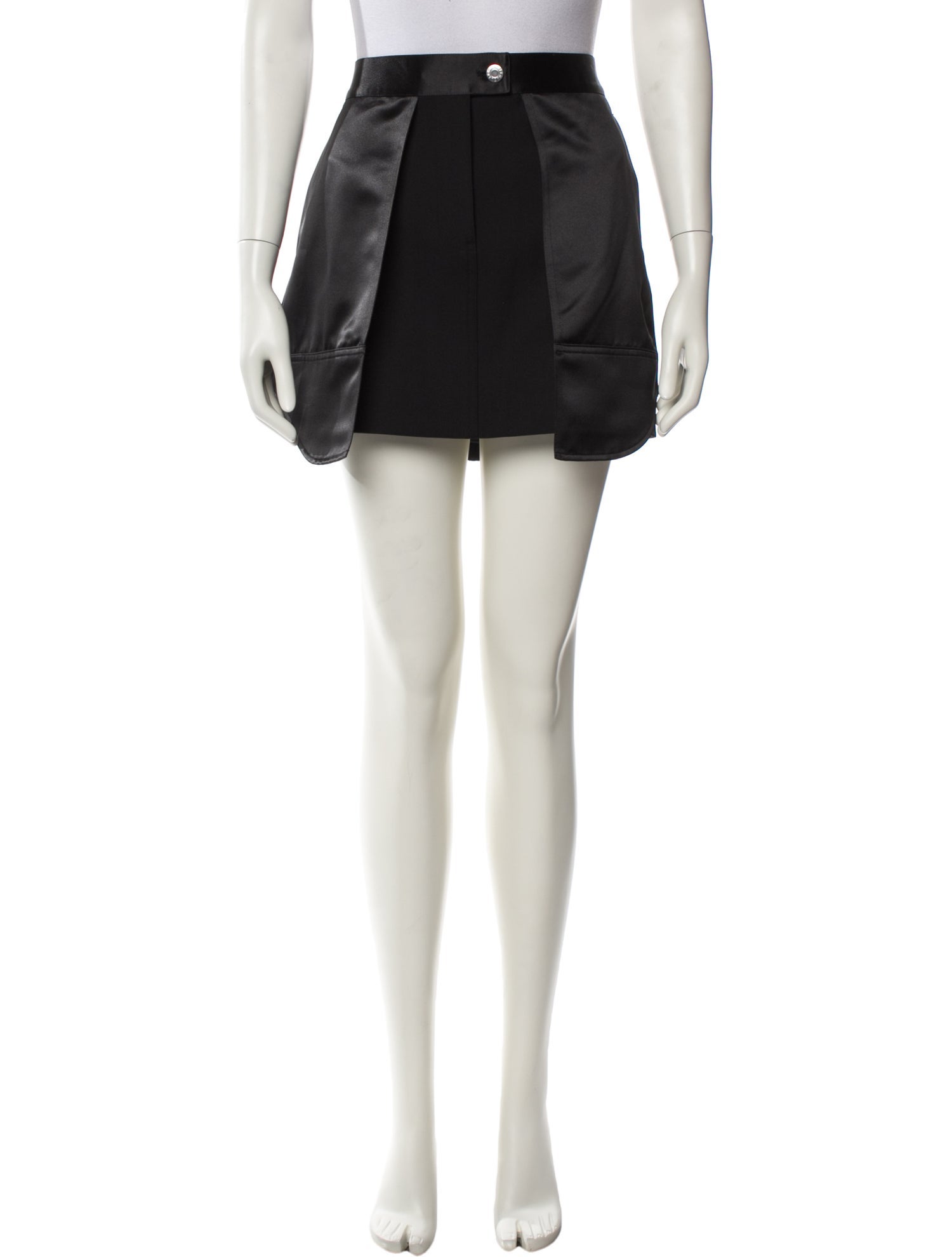 Helmut Lang Ruffle Embellishment Mini Skirt