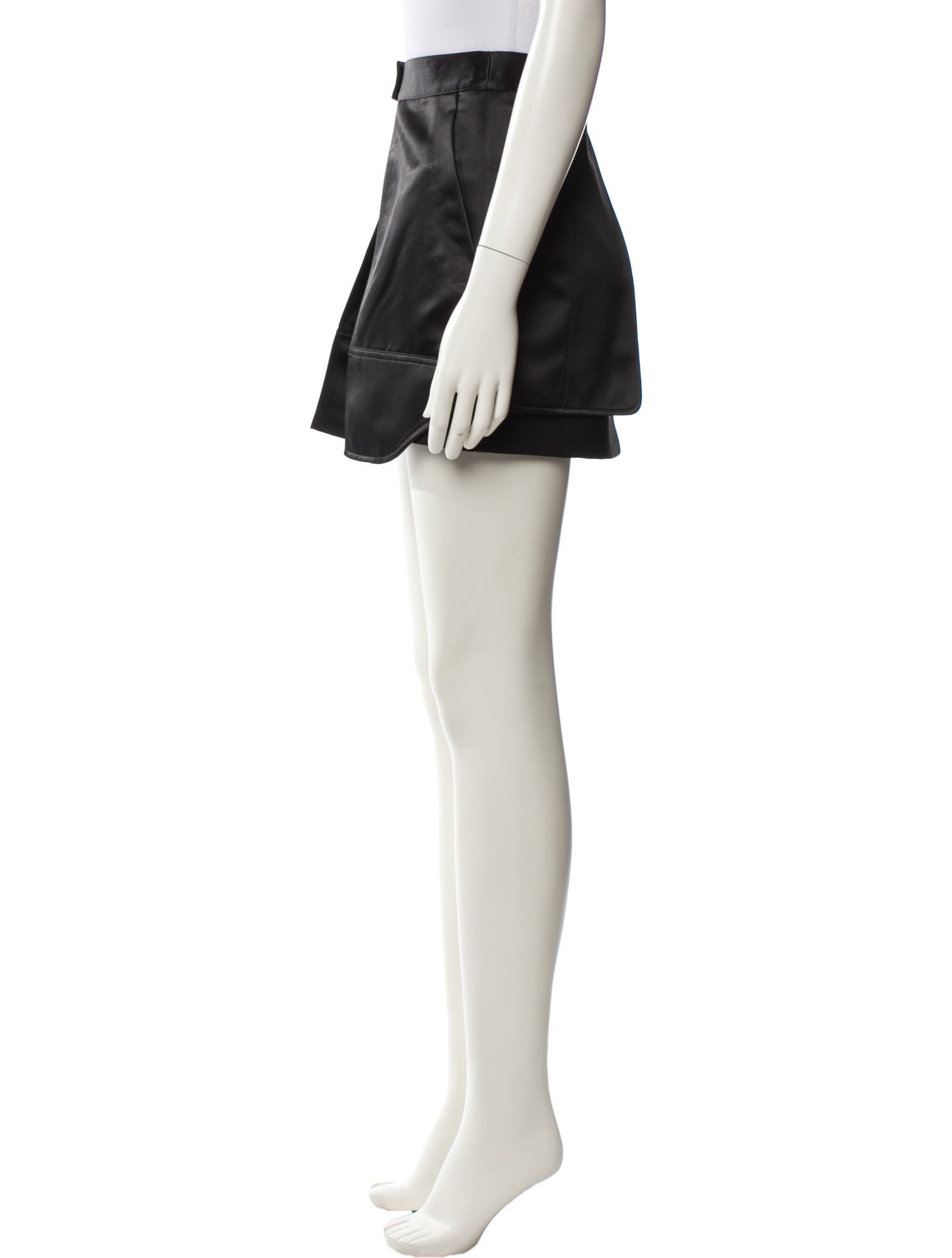 Helmut Lang Ruffle Embellishment Mini Skirt