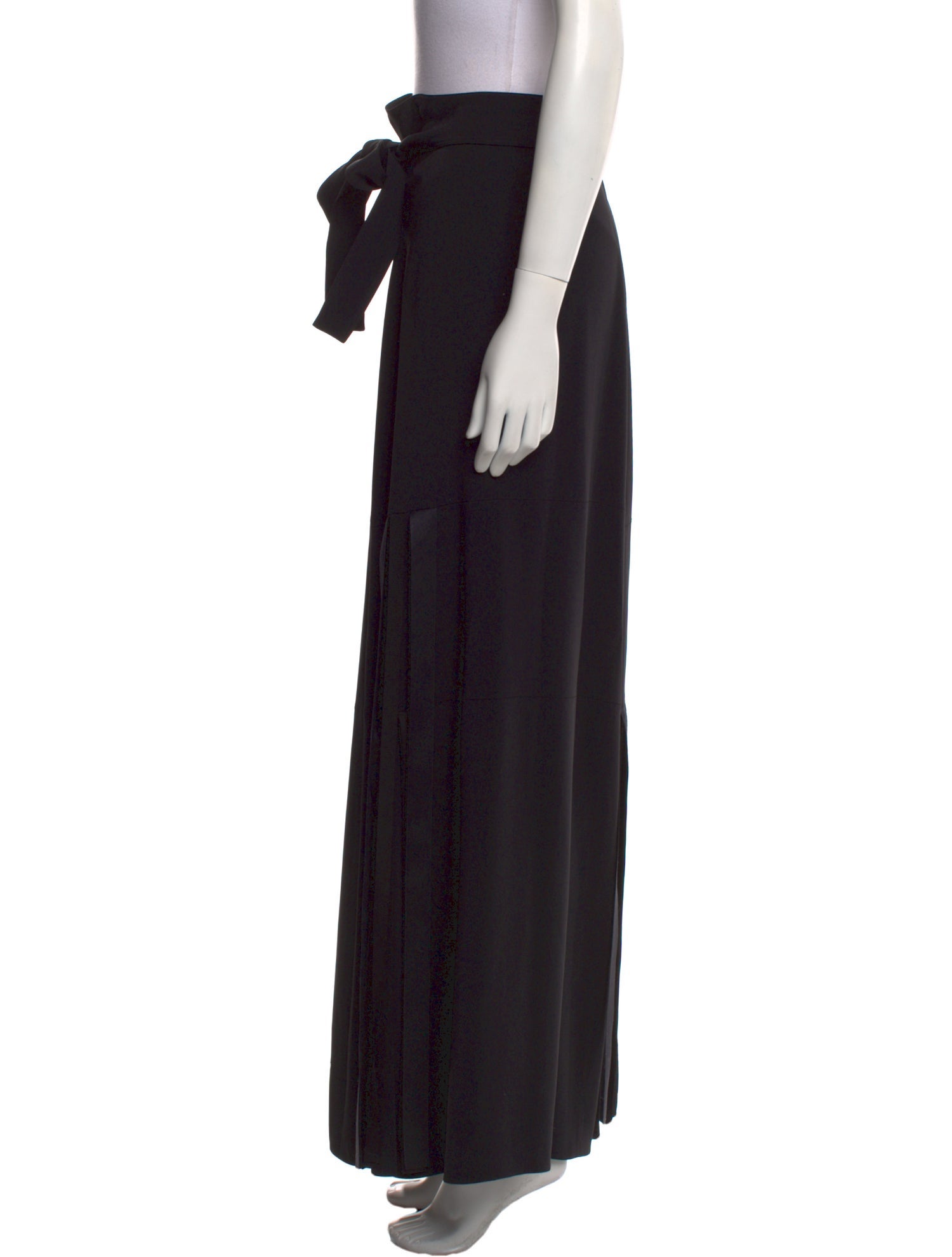 Helmut Lang Fringe Trim Accent Long Skirt