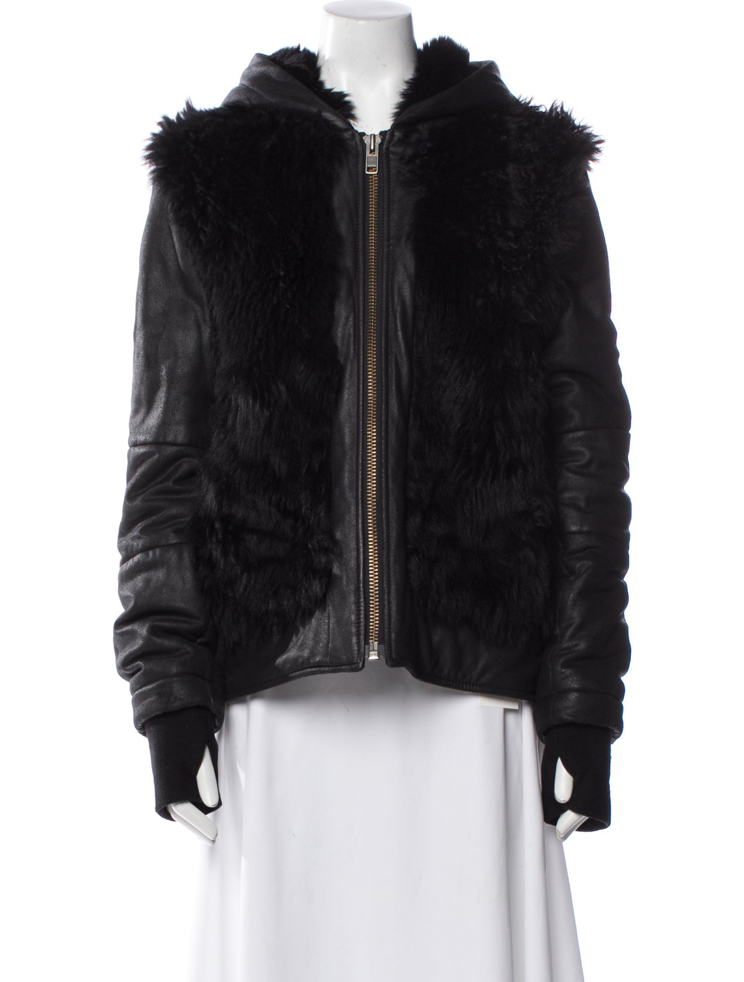 Helmut Lang Shearling Fur Jacket