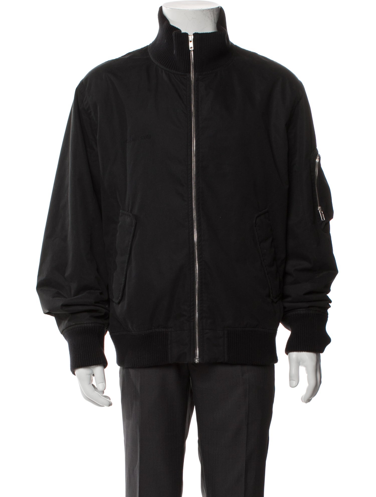 Helmut Lang Graphic Print Bomber Jacket