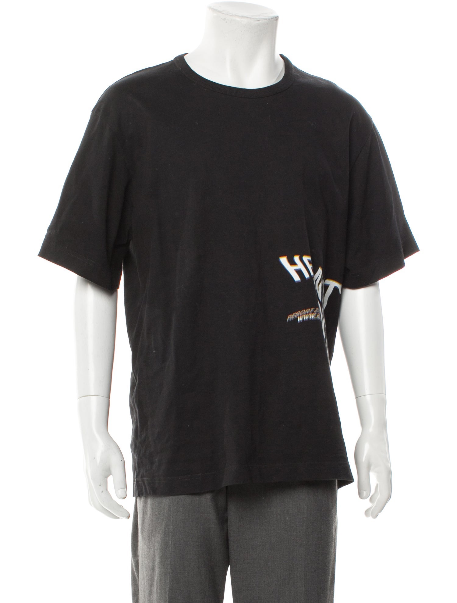 Helmut Lang Graphic Print Crew Neck T-Shirt