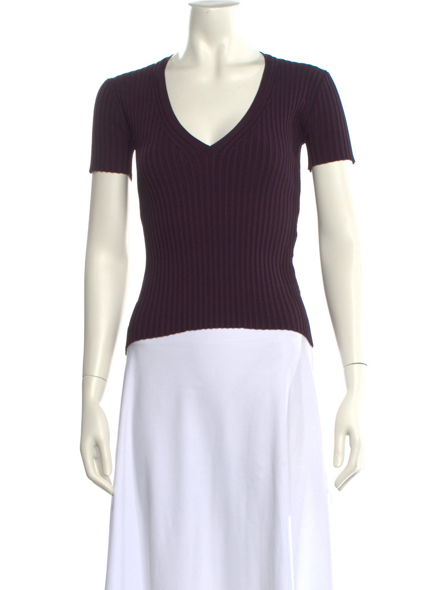 Helmut Lang V-Neck Short Sleeve T-Shirt