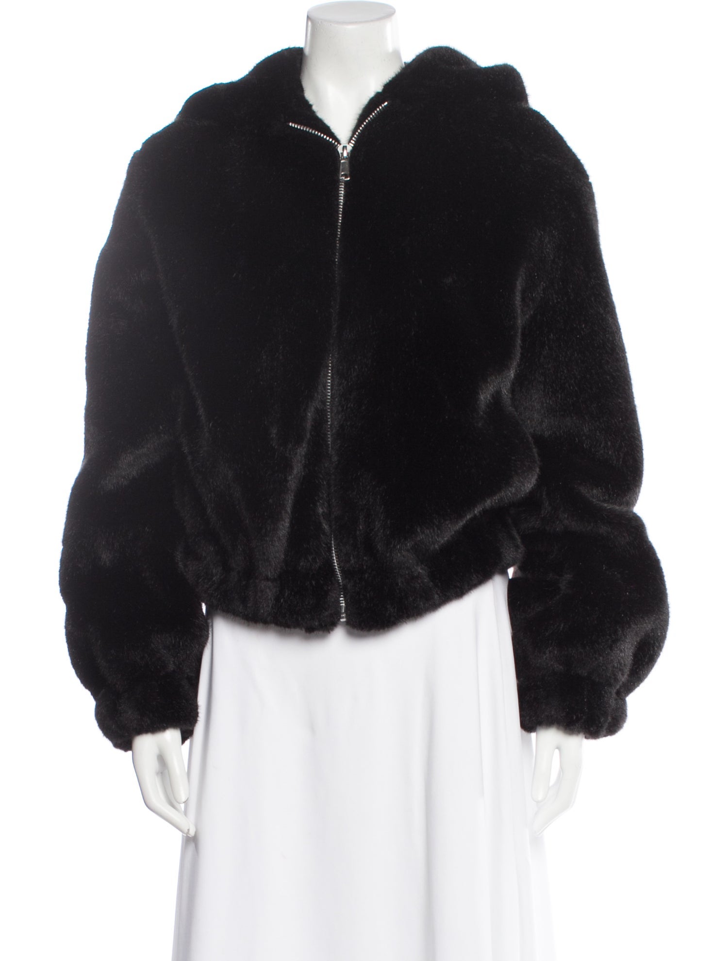 Helmut Lang Faux Fur Faux Fur Jacket
