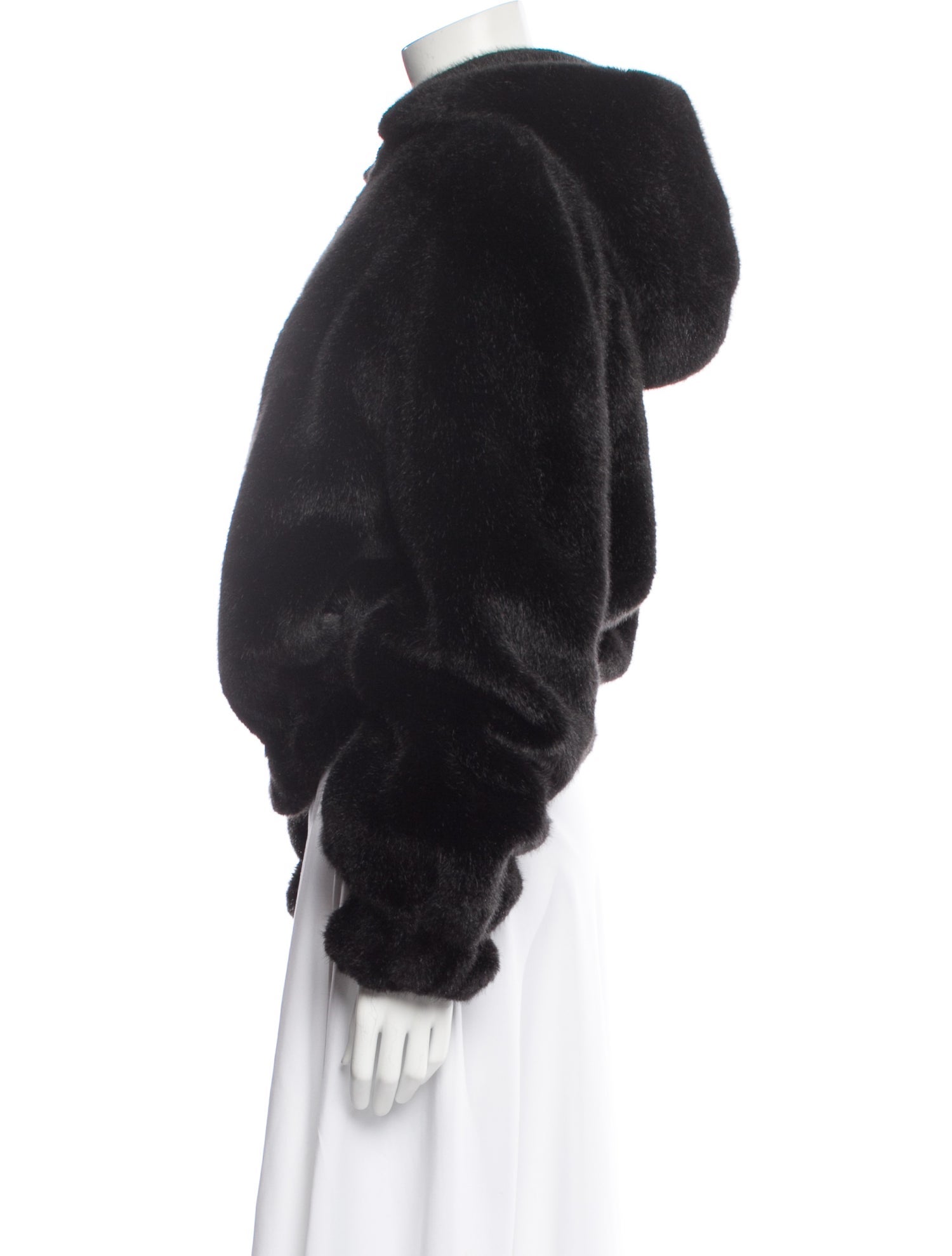 Helmut Lang Faux Fur Faux Fur Jacket