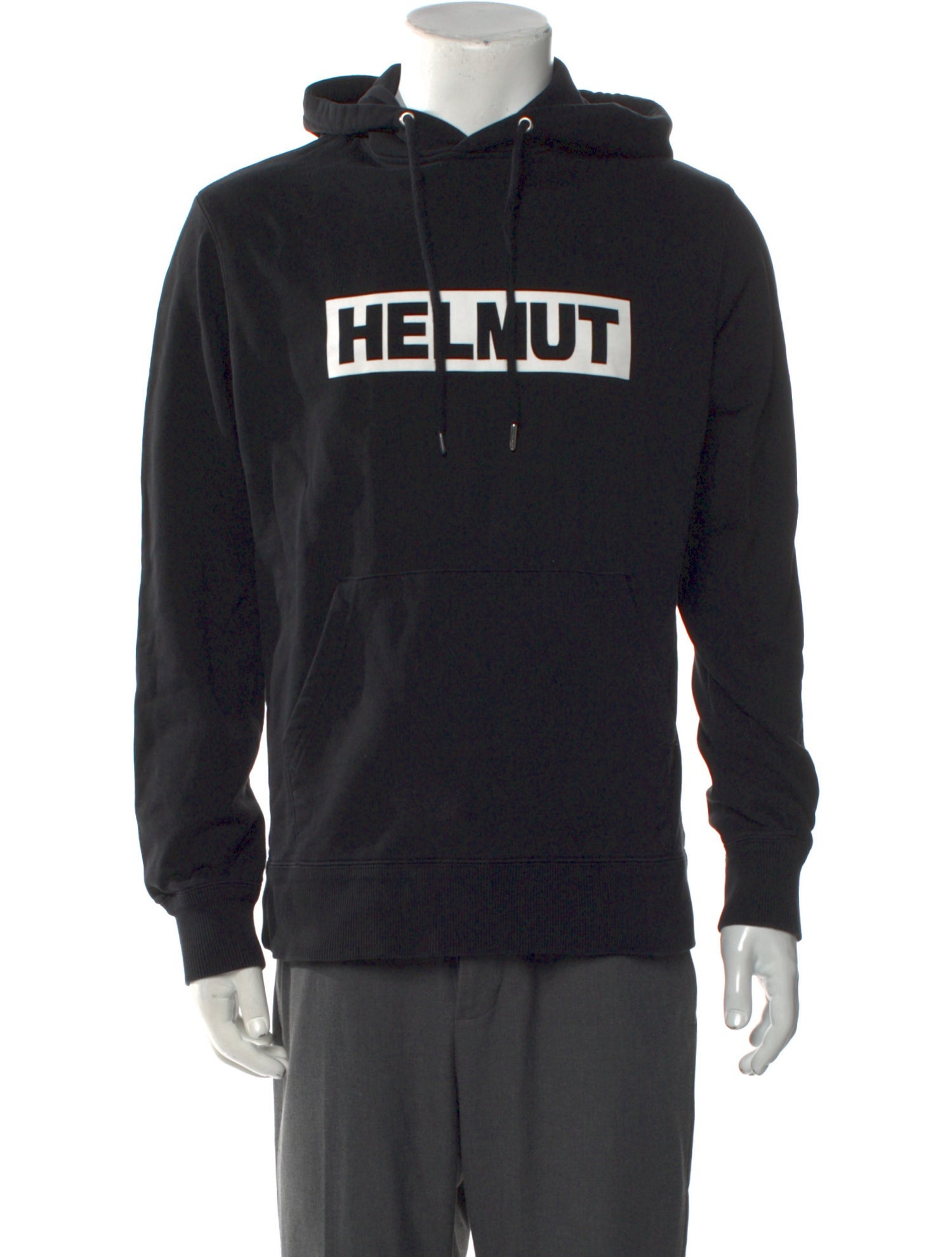Helmut Lang Graphic Print Mock Neck Pullover