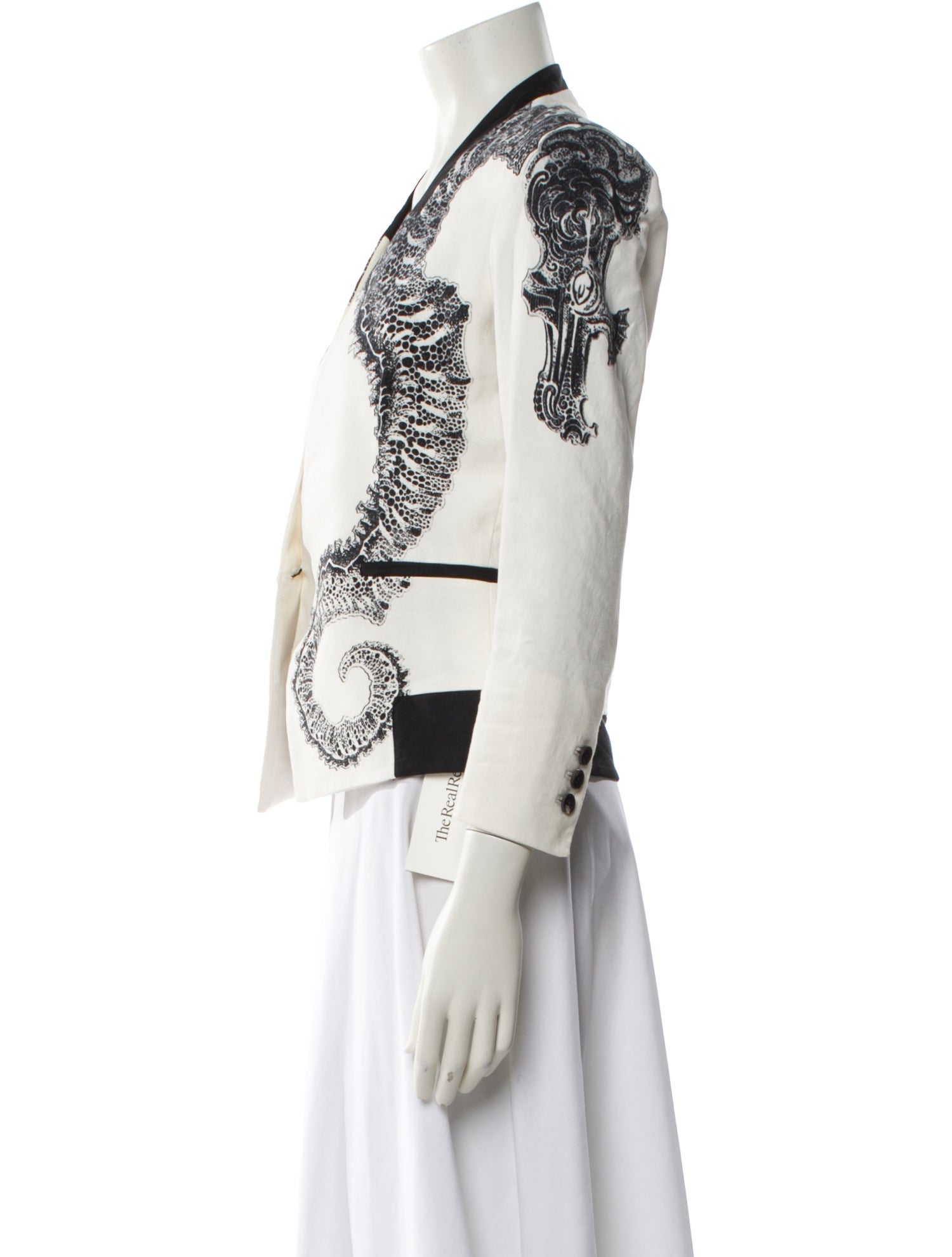 Helmut Lang Printed Evening Jacket