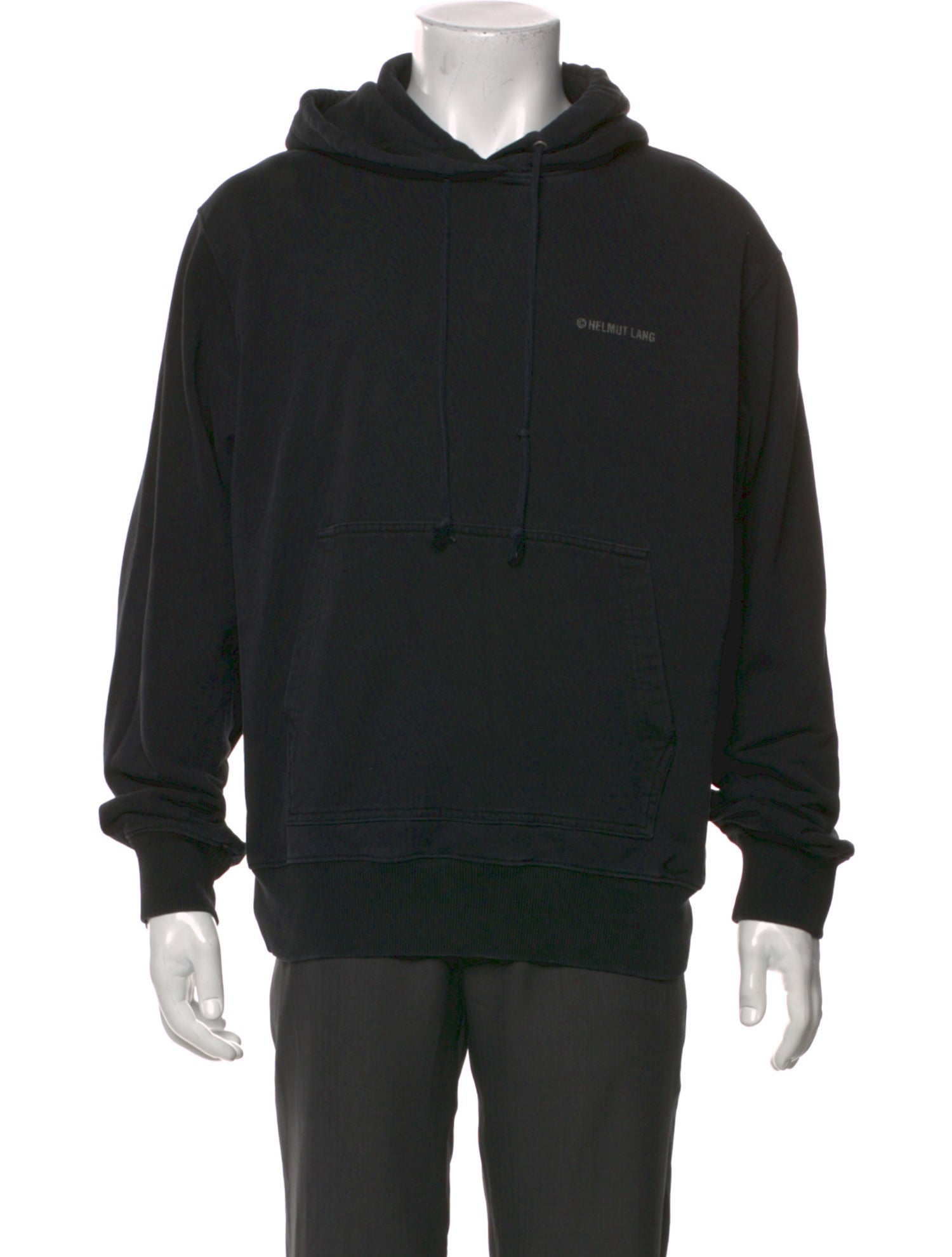 Helmut Lang Graphic Print Crew Neck Hoodie