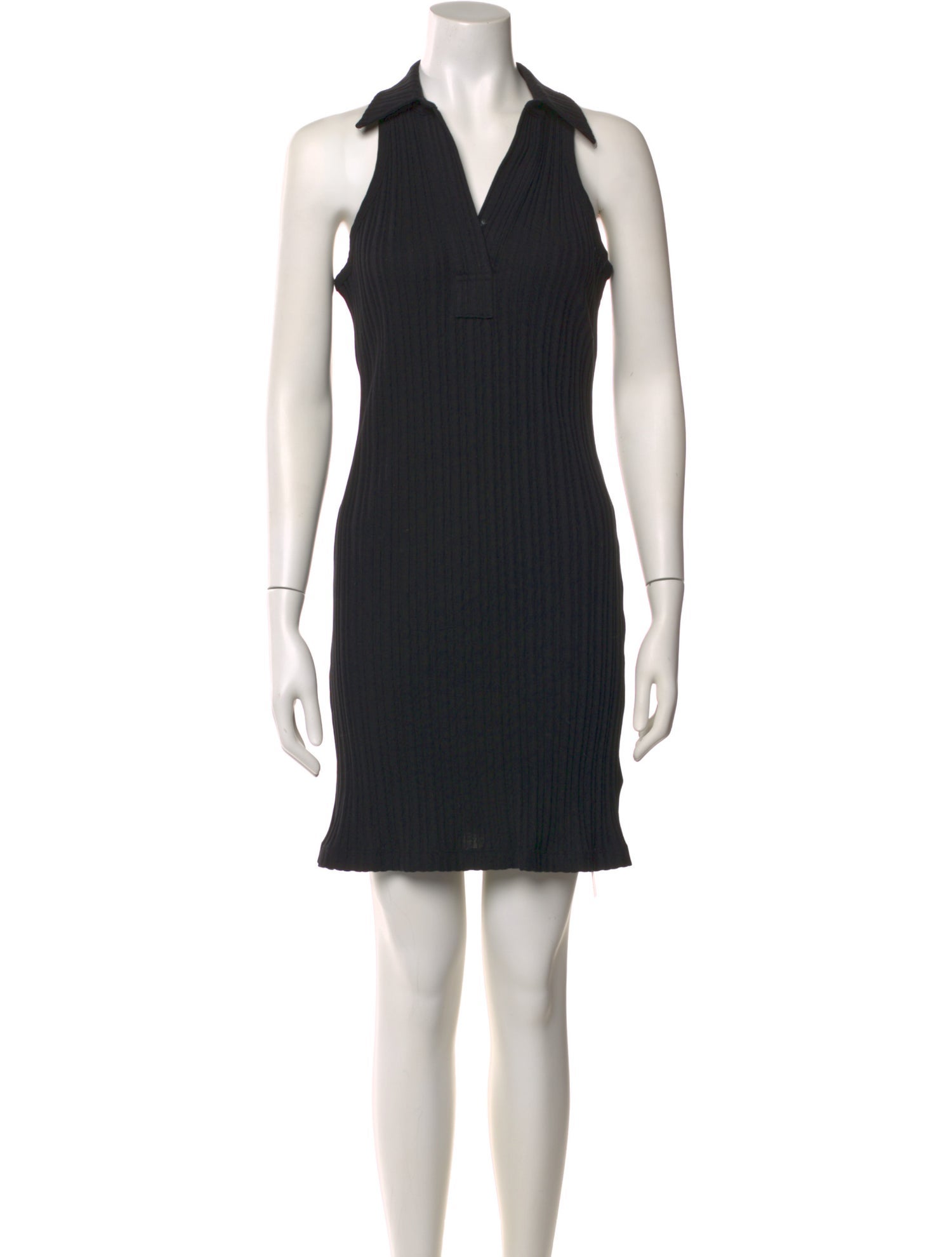Helmut Lang V-Neck Mini Dress