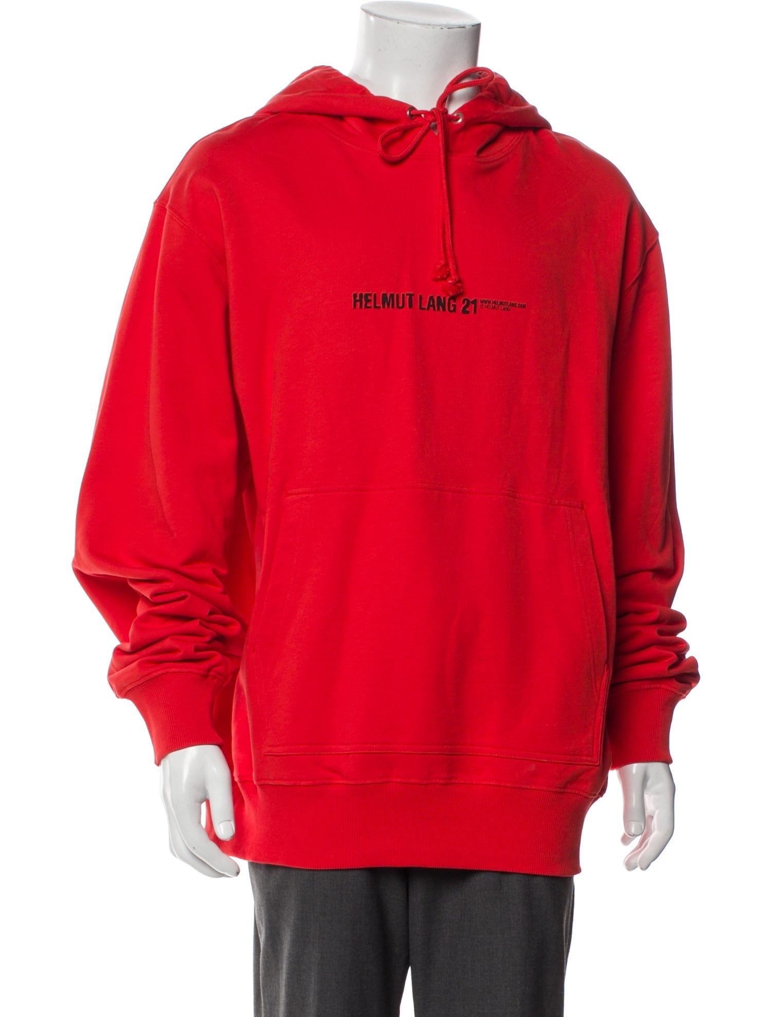 Helmut Lang Graphic Print Crew Neck Hoodie w/ Tags