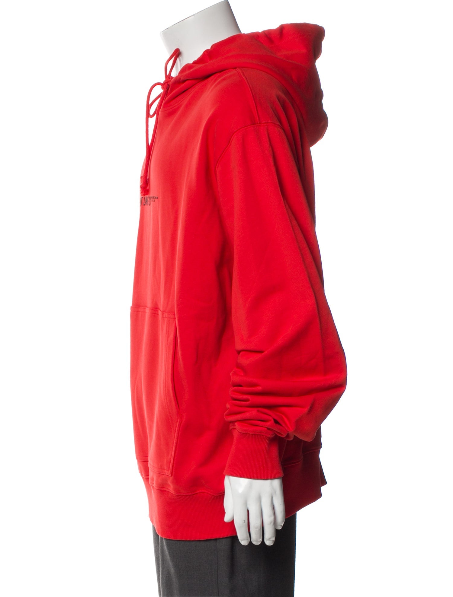 Helmut Lang Graphic Print Crew Neck Hoodie w/ Tags