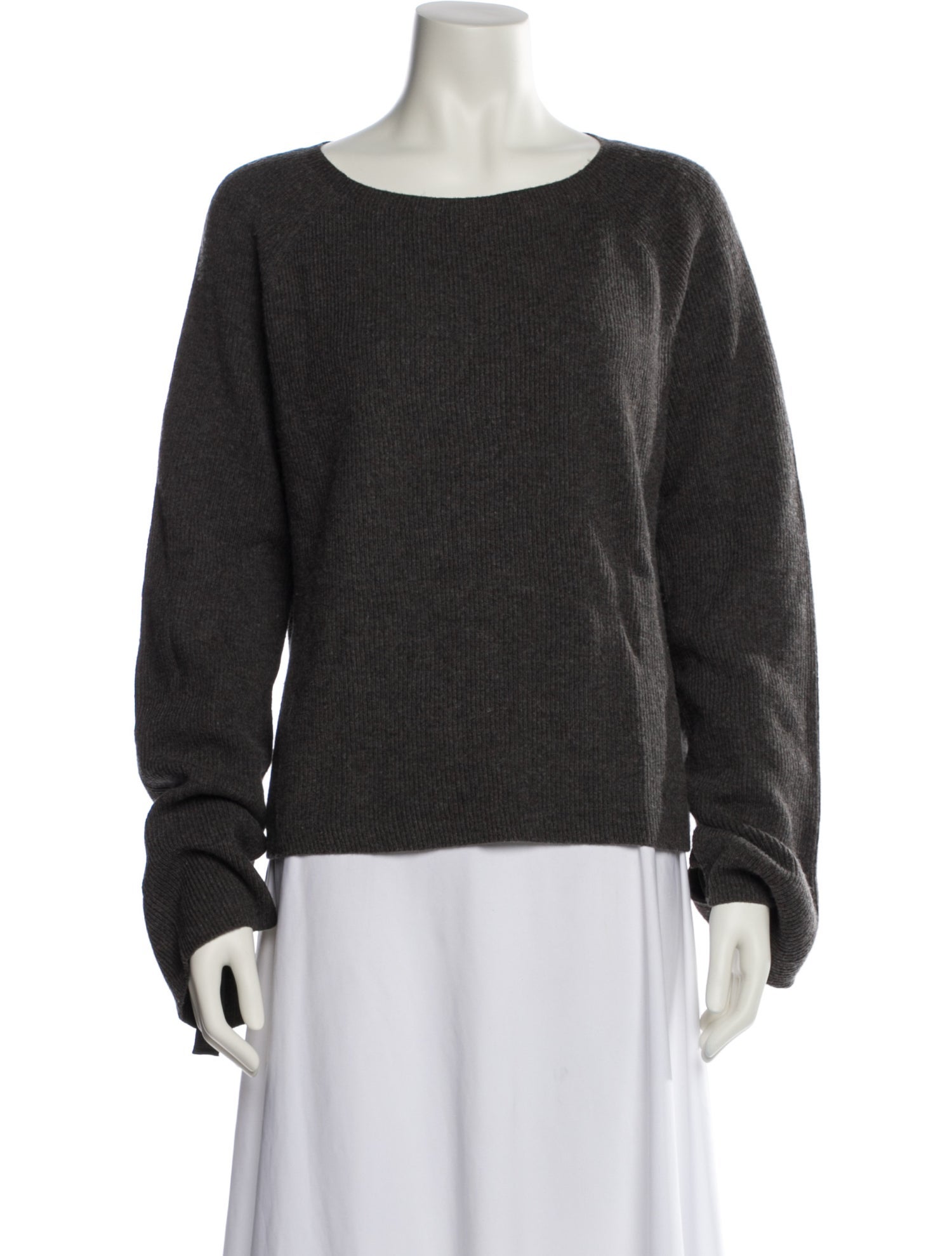 Helmut Lang Wool Scoop Neck Sweater