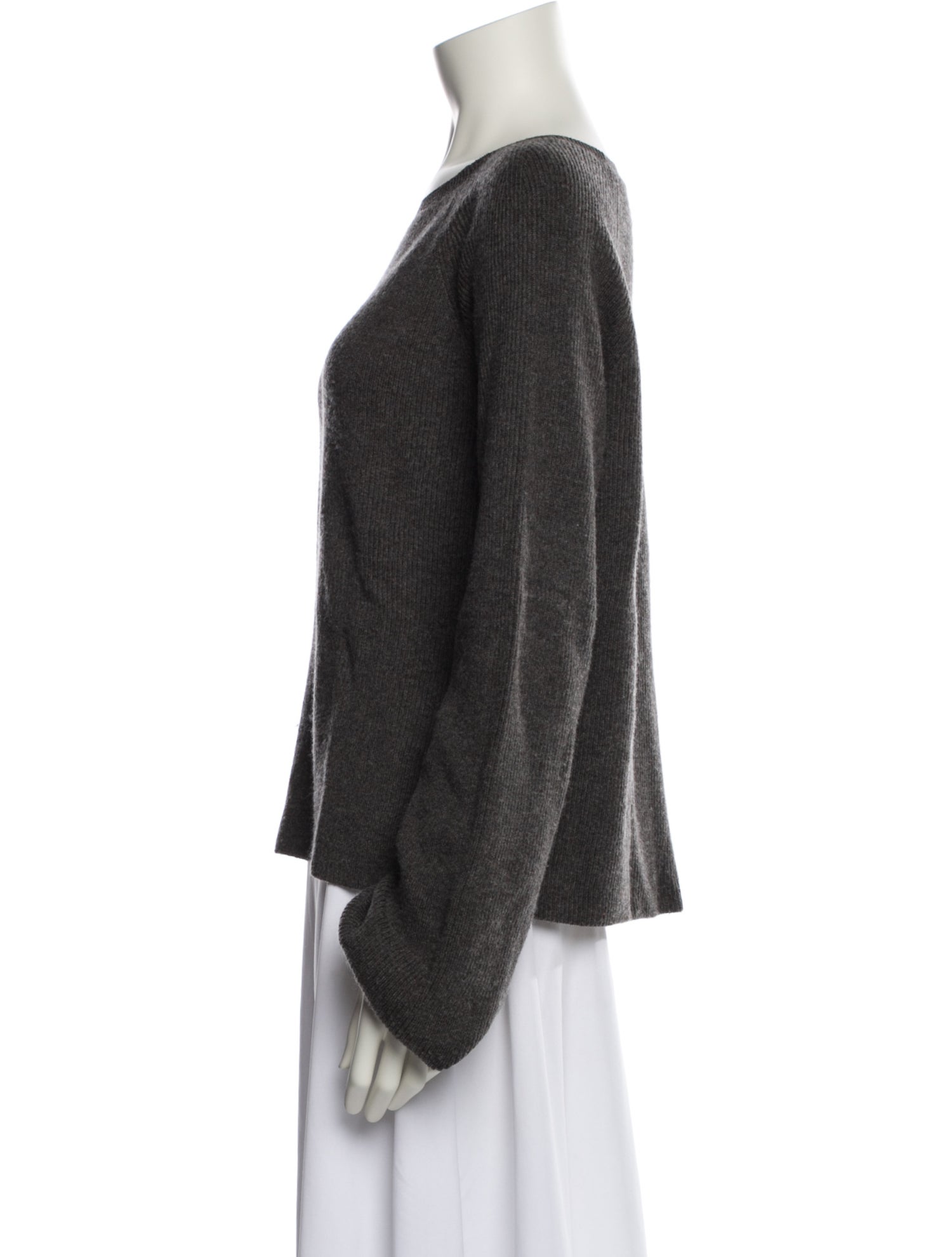 Helmut Lang Wool Scoop Neck Sweater