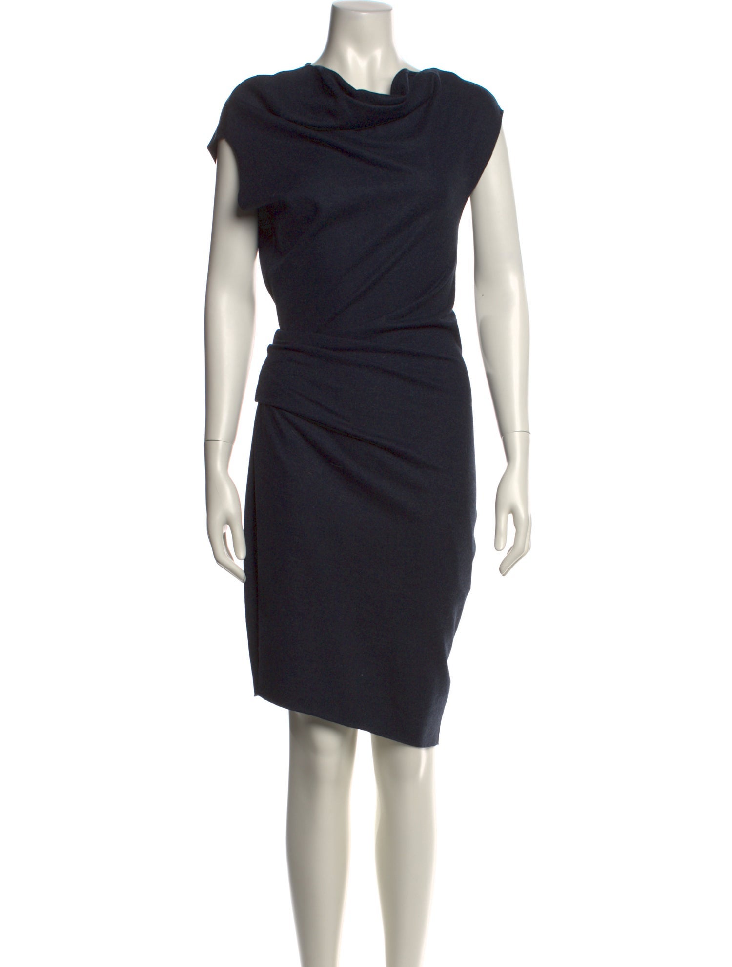 Helmut Lang Wool Knee-Length Dress