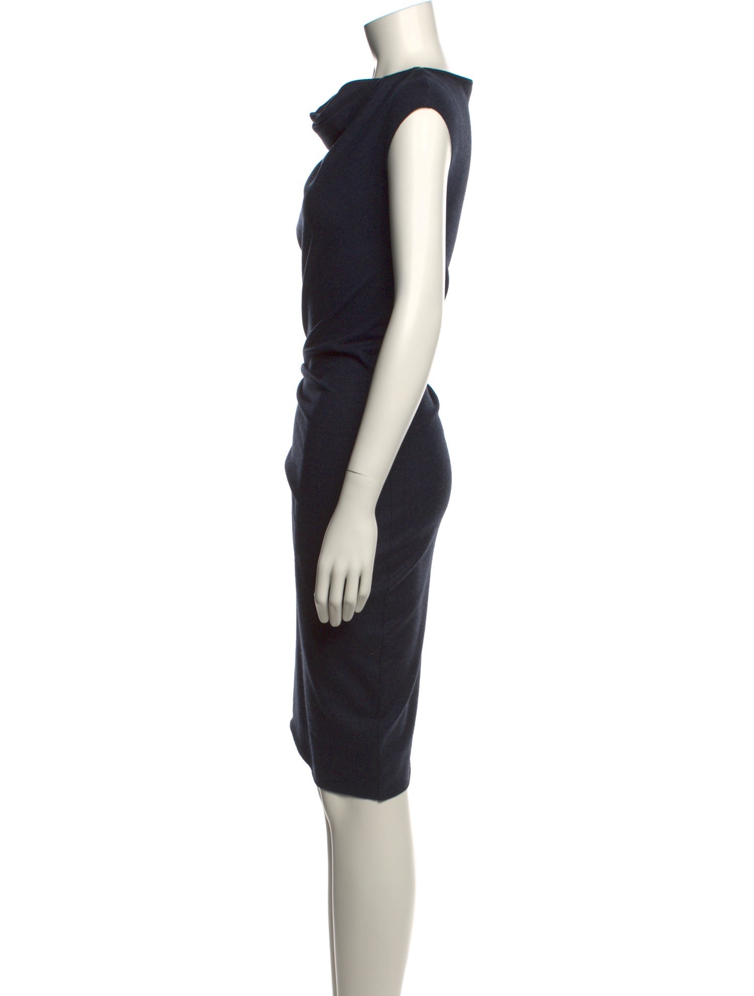Helmut Lang Wool Knee-Length Dress