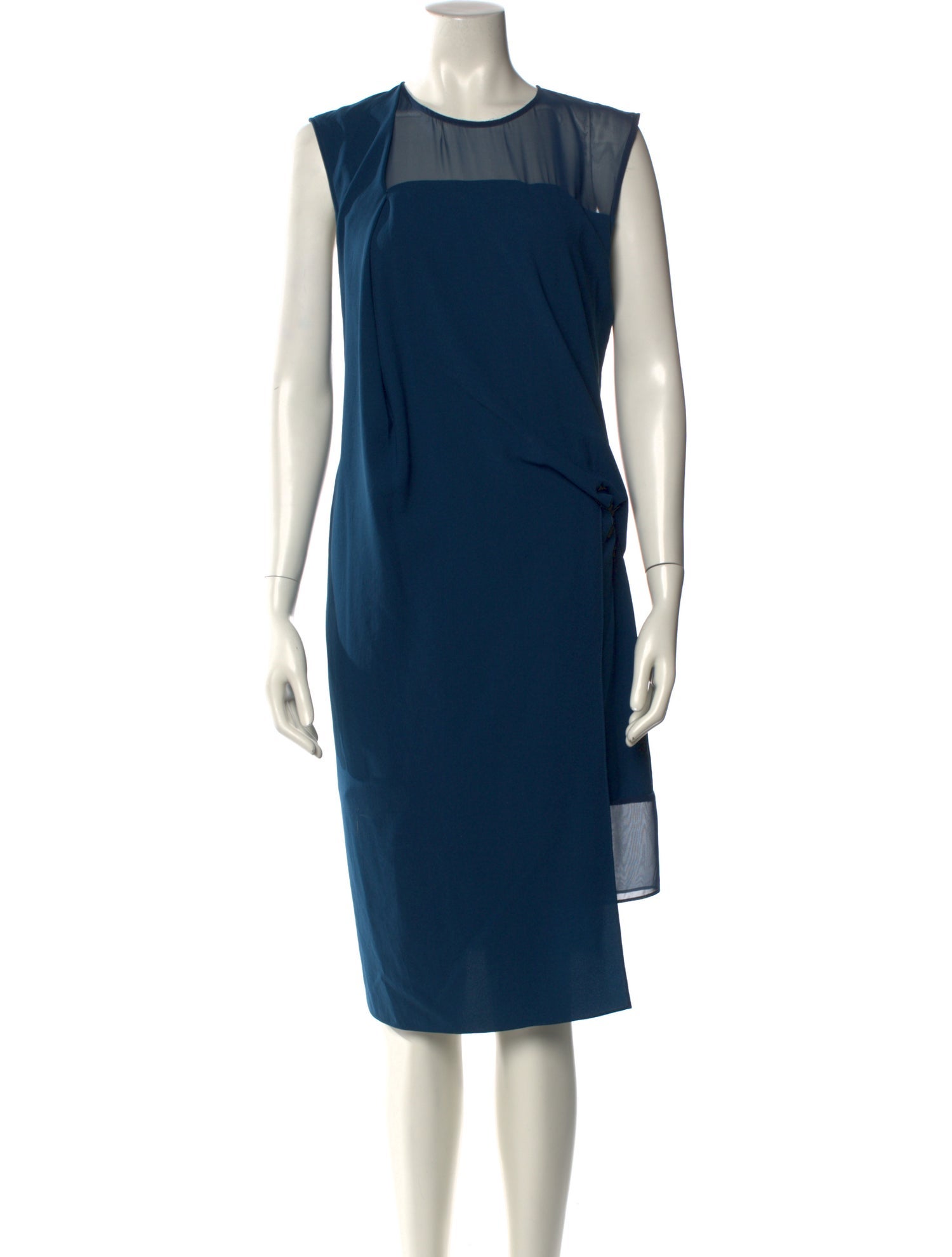 Helmut Lang Crew Neck Knee-Length Dress
