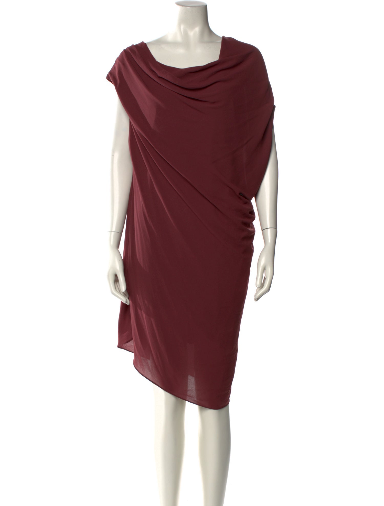 Helmut Lang Cowl Neck Mini Dress