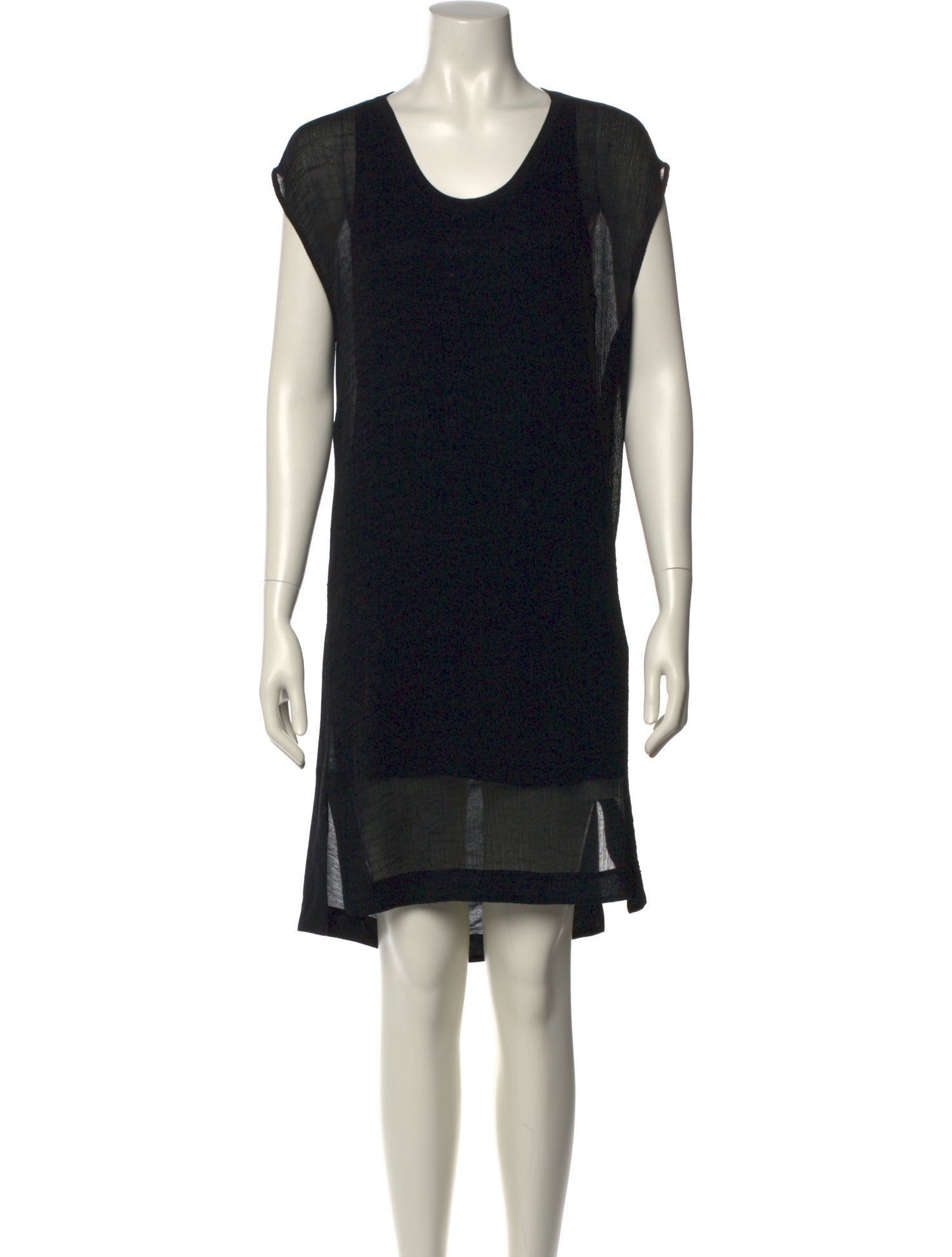 Helmut Lang Scoop Neck Mini Dress