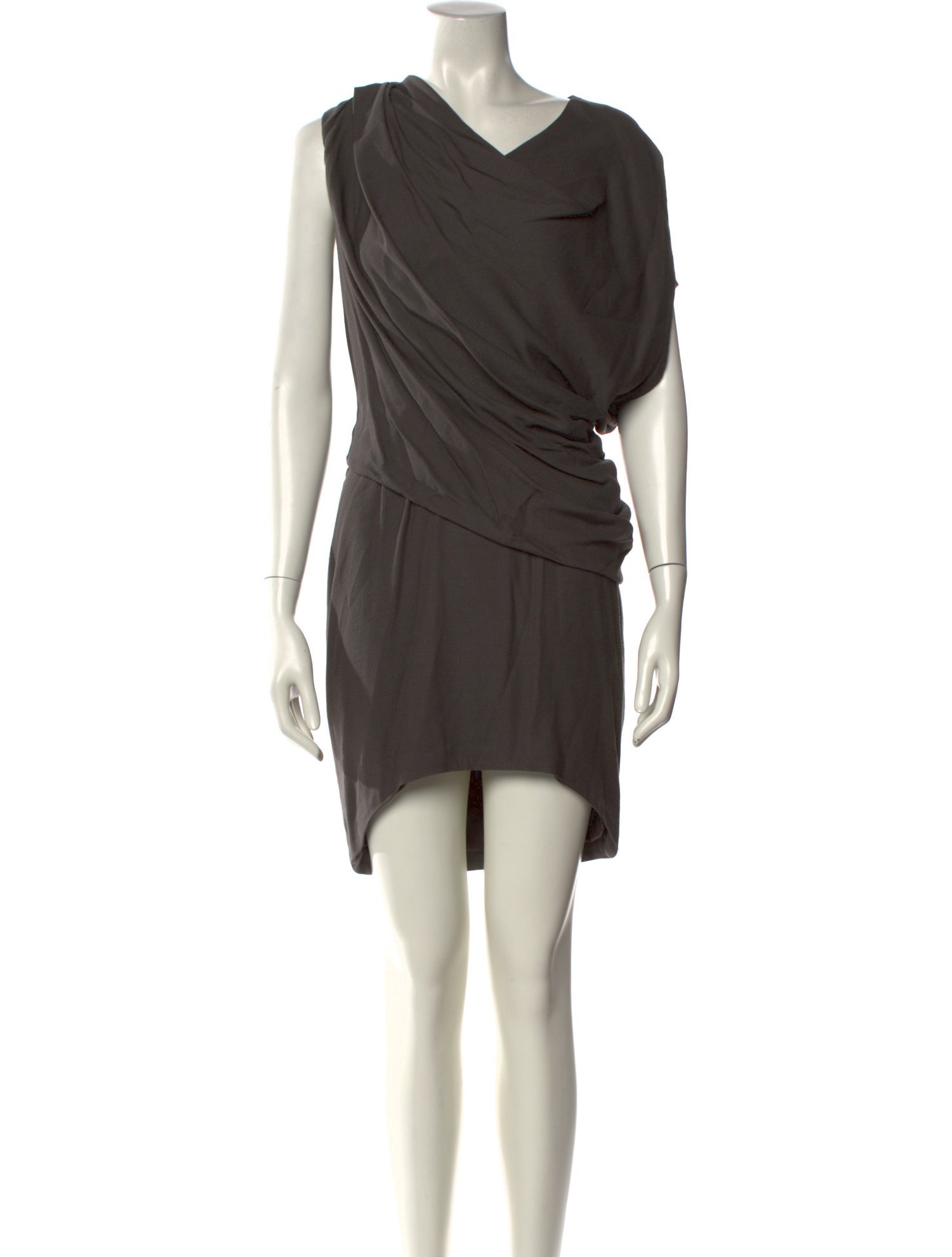 Helmut Lang Cowl Neck Mini Dress