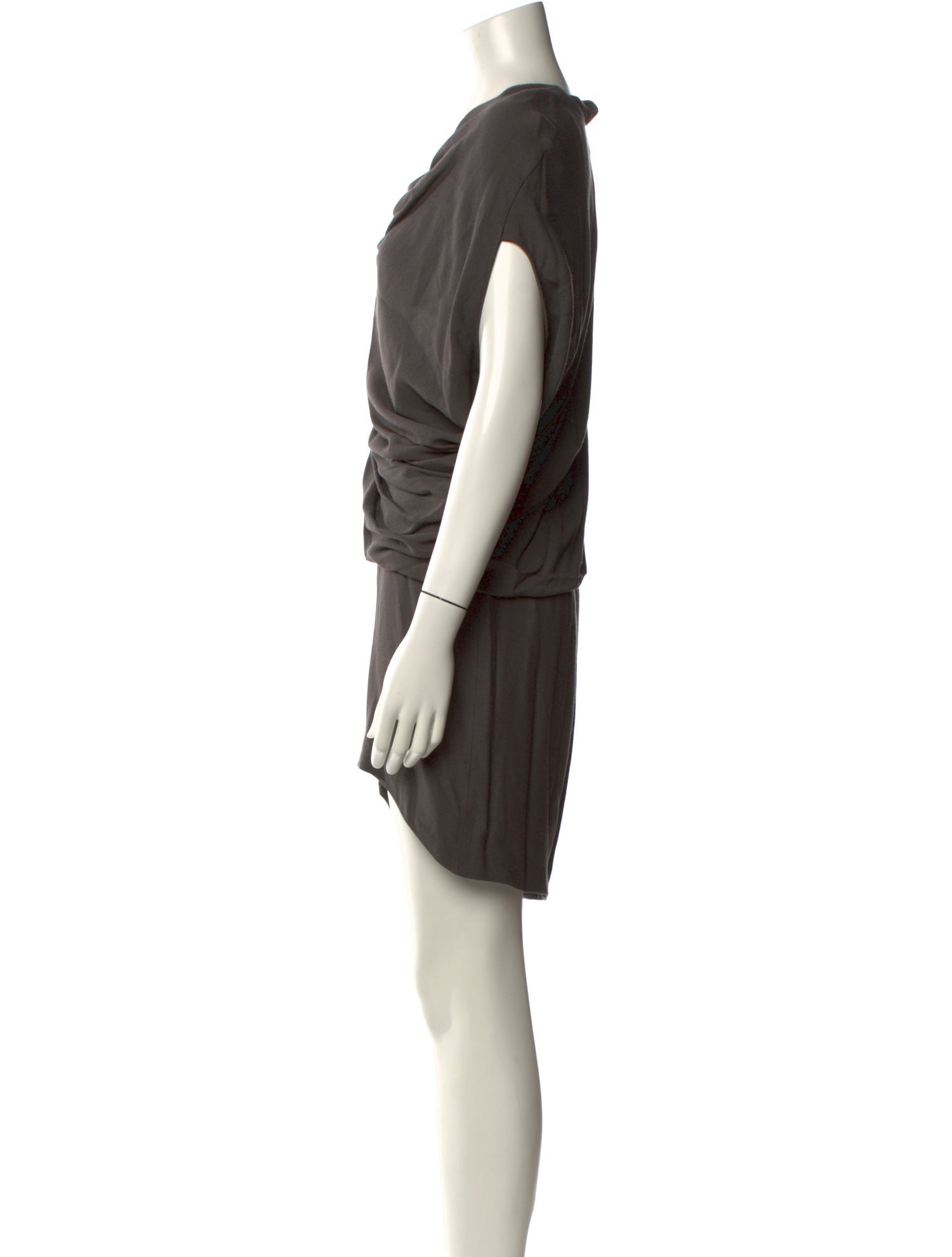 Helmut Lang Cowl Neck Mini Dress