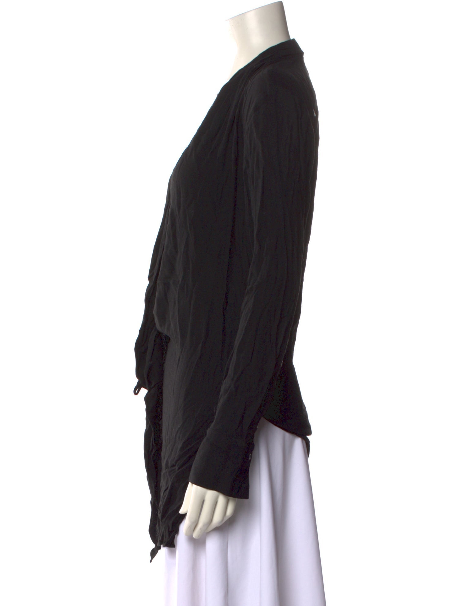 Helmut Lang V-Neck Long Sleeve Tunic