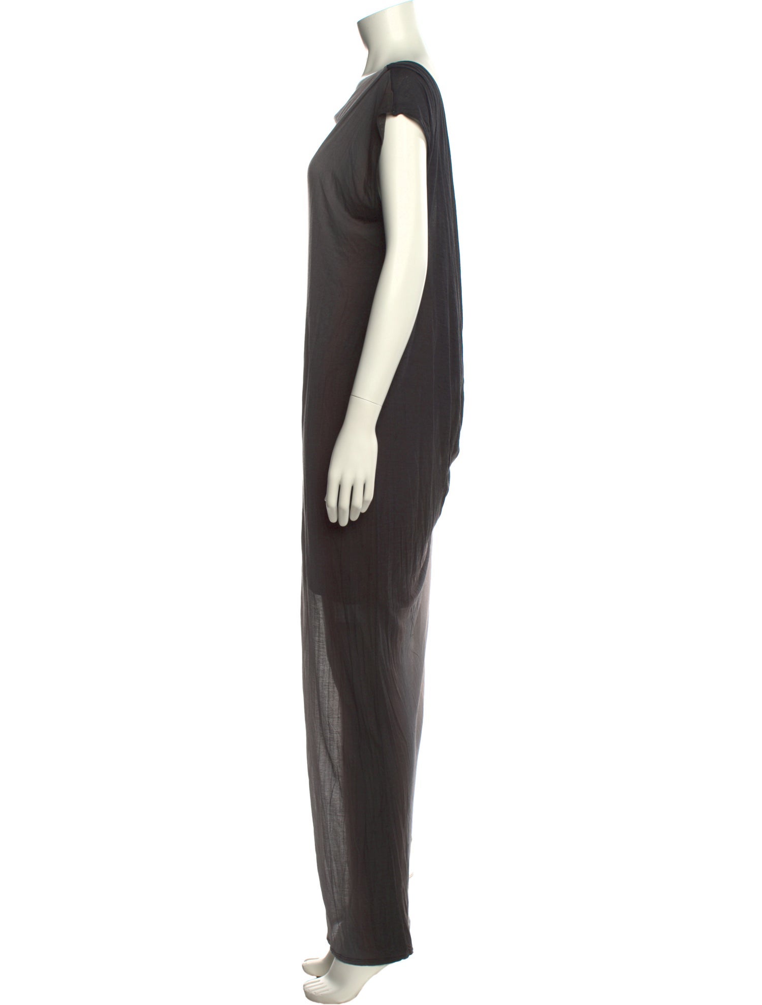 Helmut Lang Bateau Neckline Long Dress