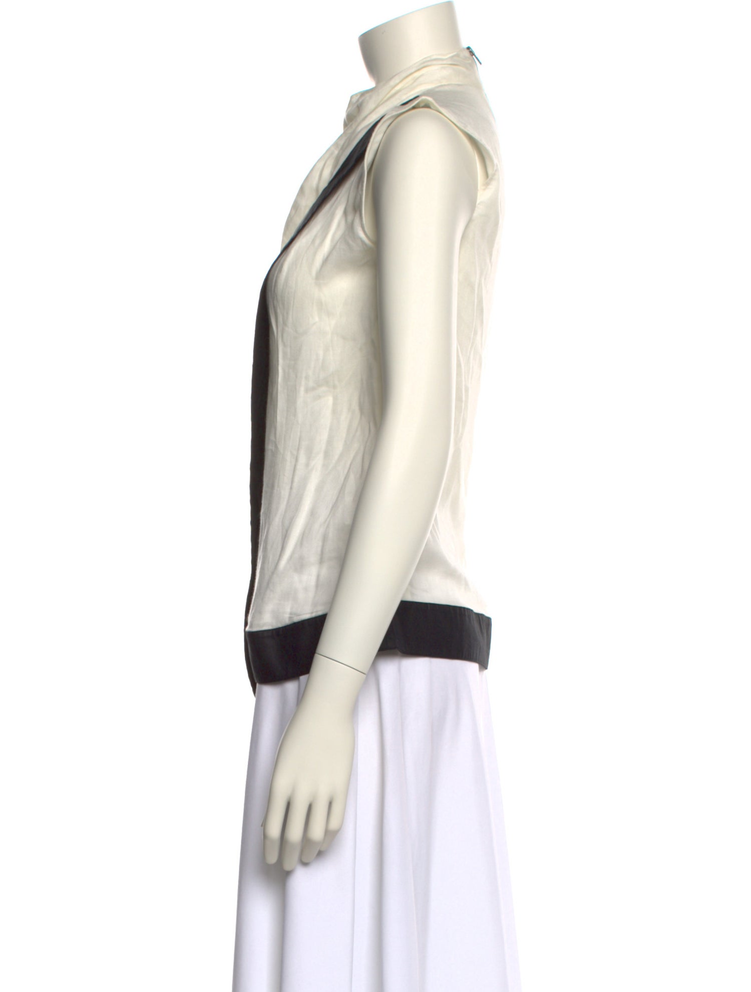 Helmut Lang Cowl Neck Sleeveless Top
