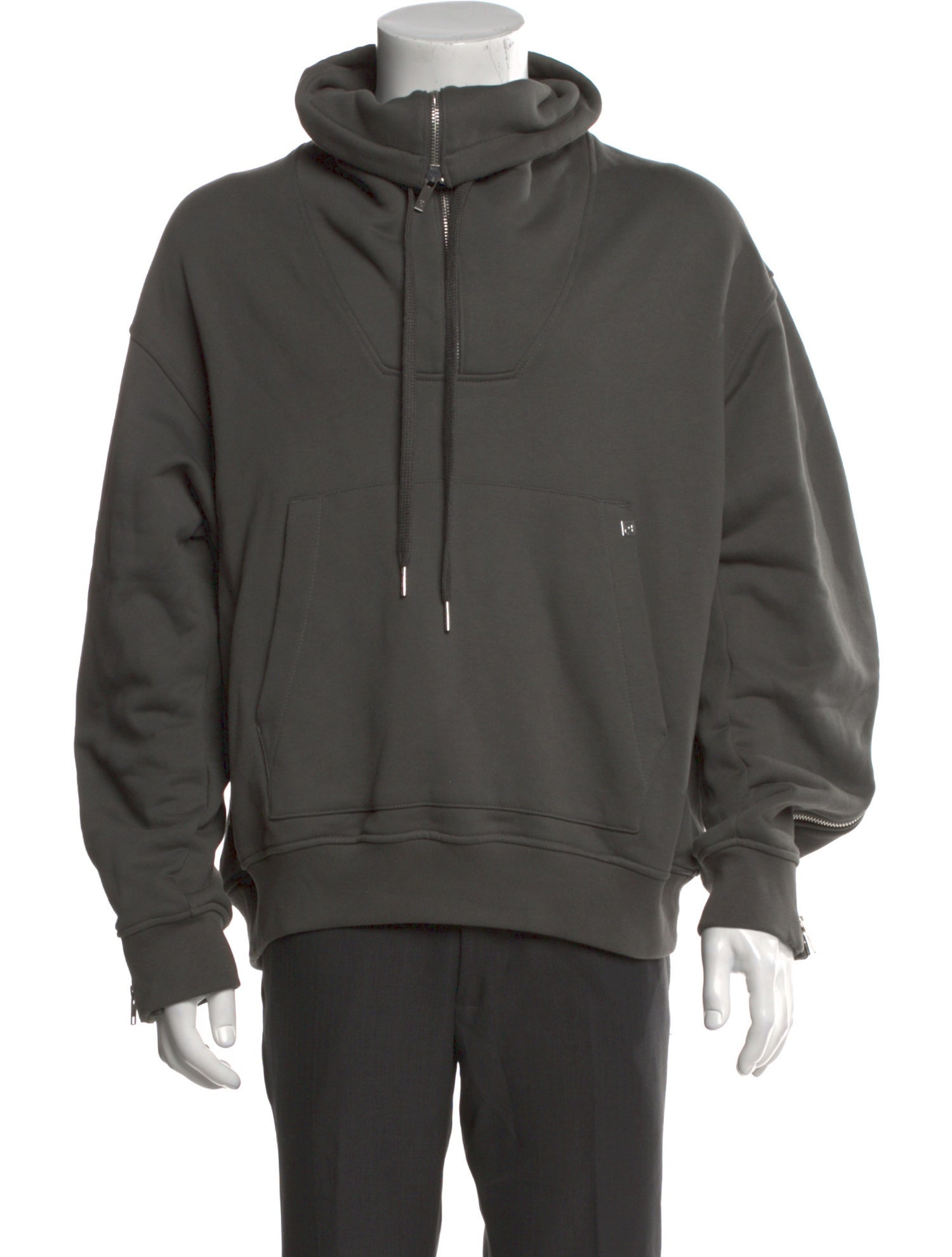 Helmut Lang Mock Neck Long Sleeve Pullover