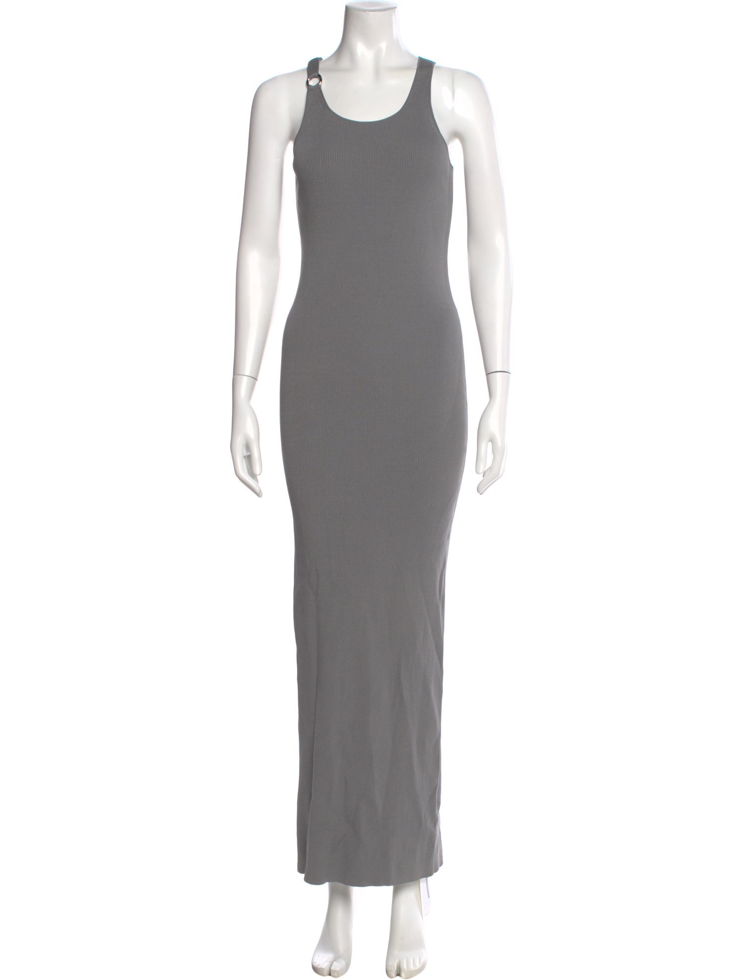 Helmut Lang Scoop Neck Long Dress