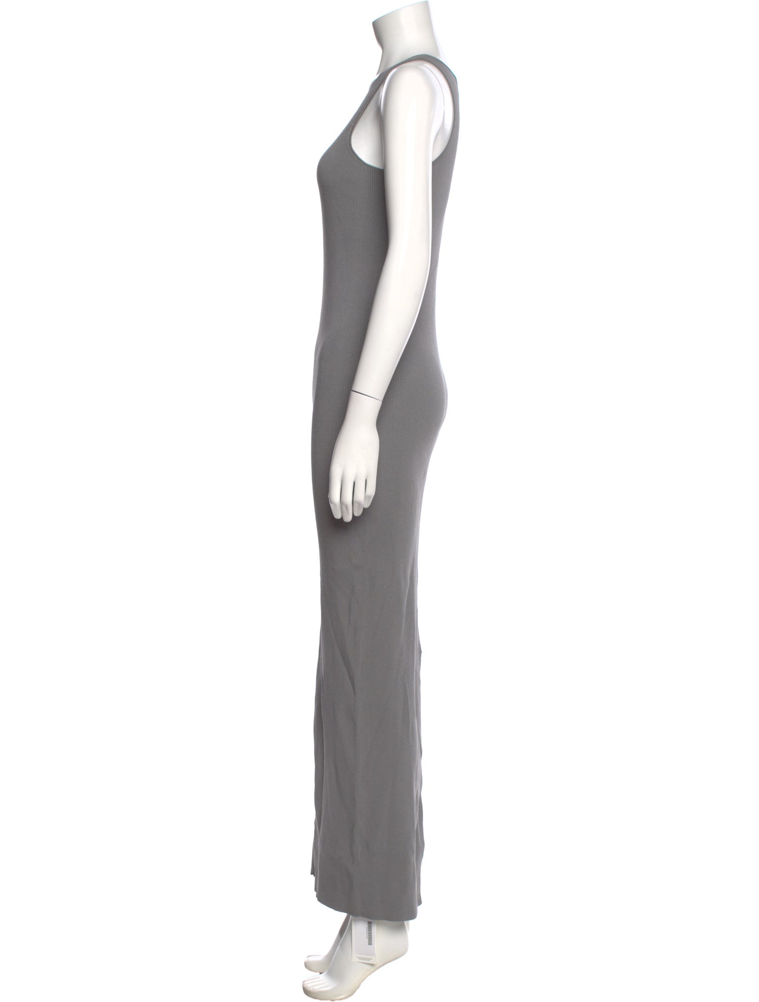 Helmut Lang Scoop Neck Long Dress