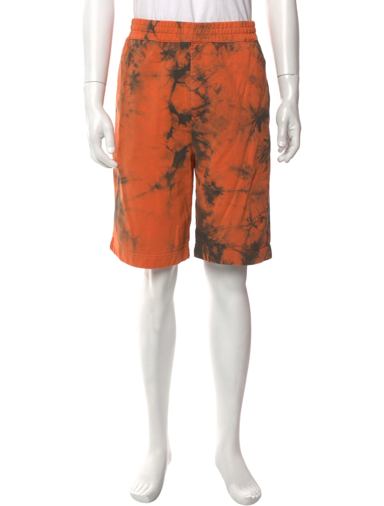Helmut Lang Tie-Dye Print Jogger Shorts
