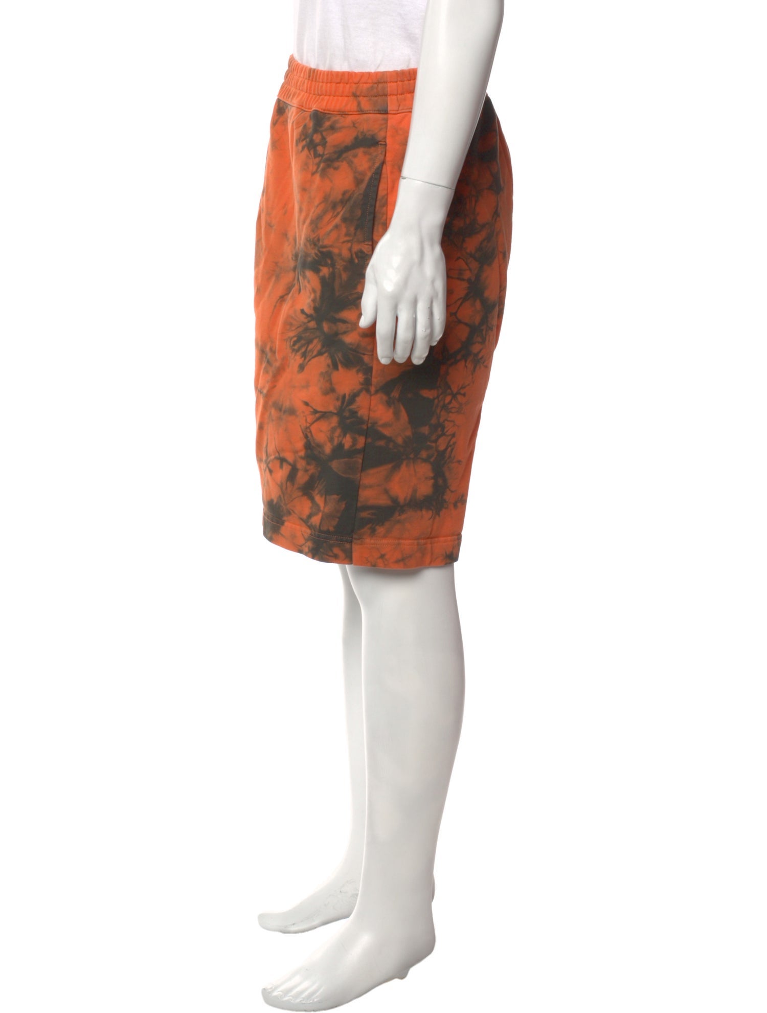 Helmut Lang Tie-Dye Print Jogger Shorts