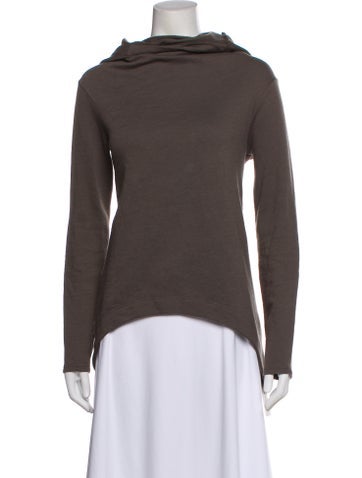 Pre-owned Helmut Lang Cowl Neck Sweater In Brown