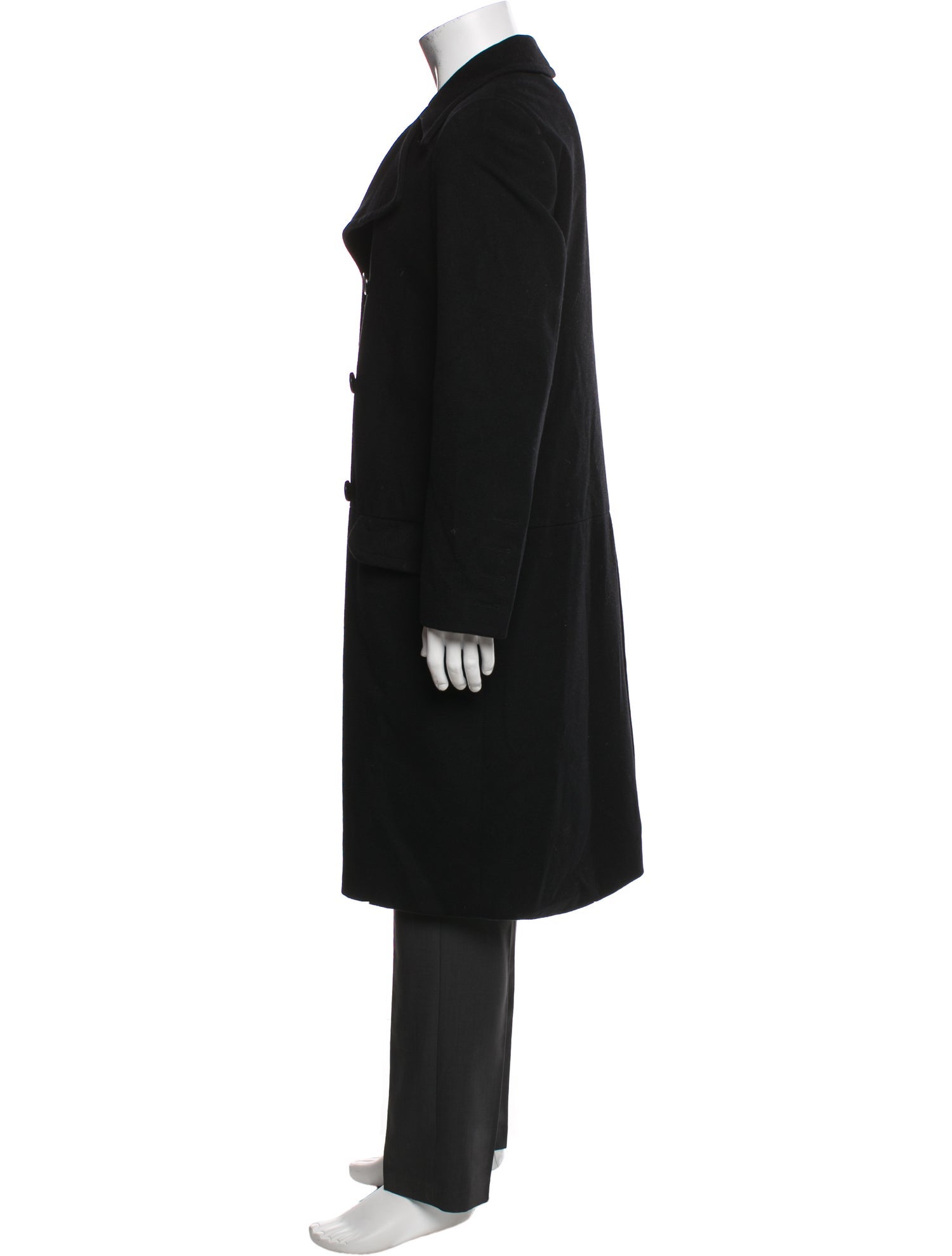 Helmut Lang Wool Trench Coat