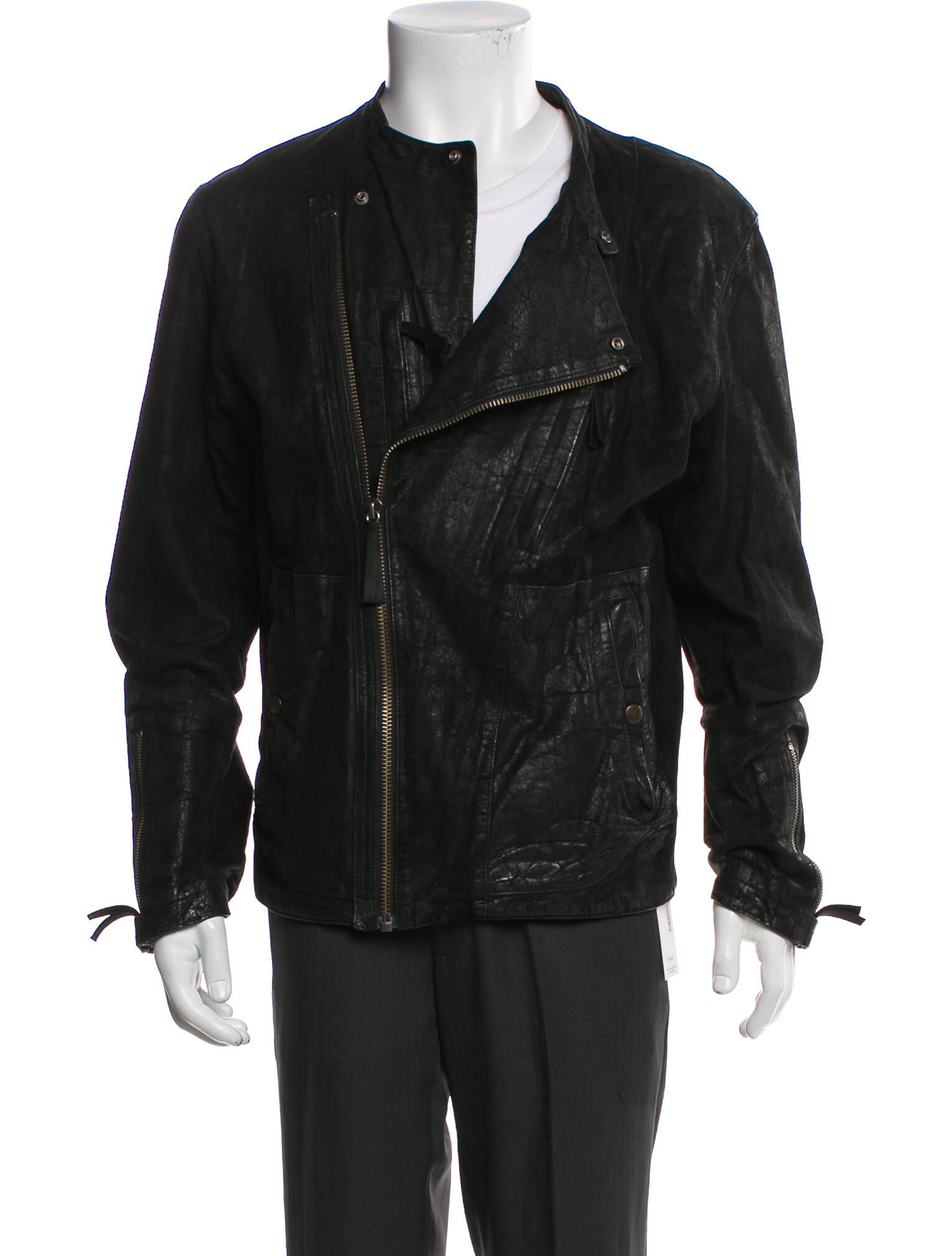 Helmut Lang Lamb Leather Moto Jacket