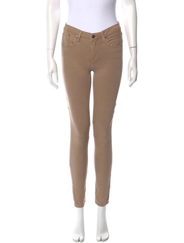 Pre-owned Helmut Lang Skinny Leg Pants In Neutral