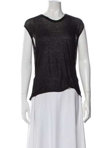 Pre-owned Helmut Lang Crew Neck Short Sleeve T-shirt In Black