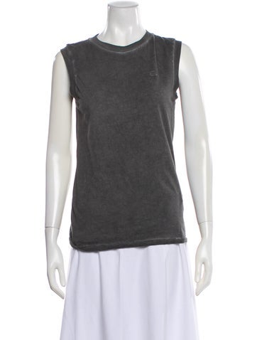 Pre-owned Helmut Lang Crew Neck Sleeveless T-shirt In Gray