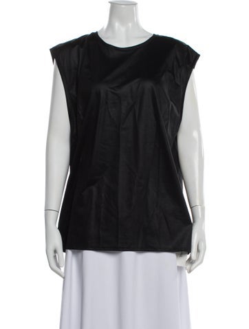 Pre-owned Helmut Lang Crew Neck Sleeveless Top W/ Tags In Blue