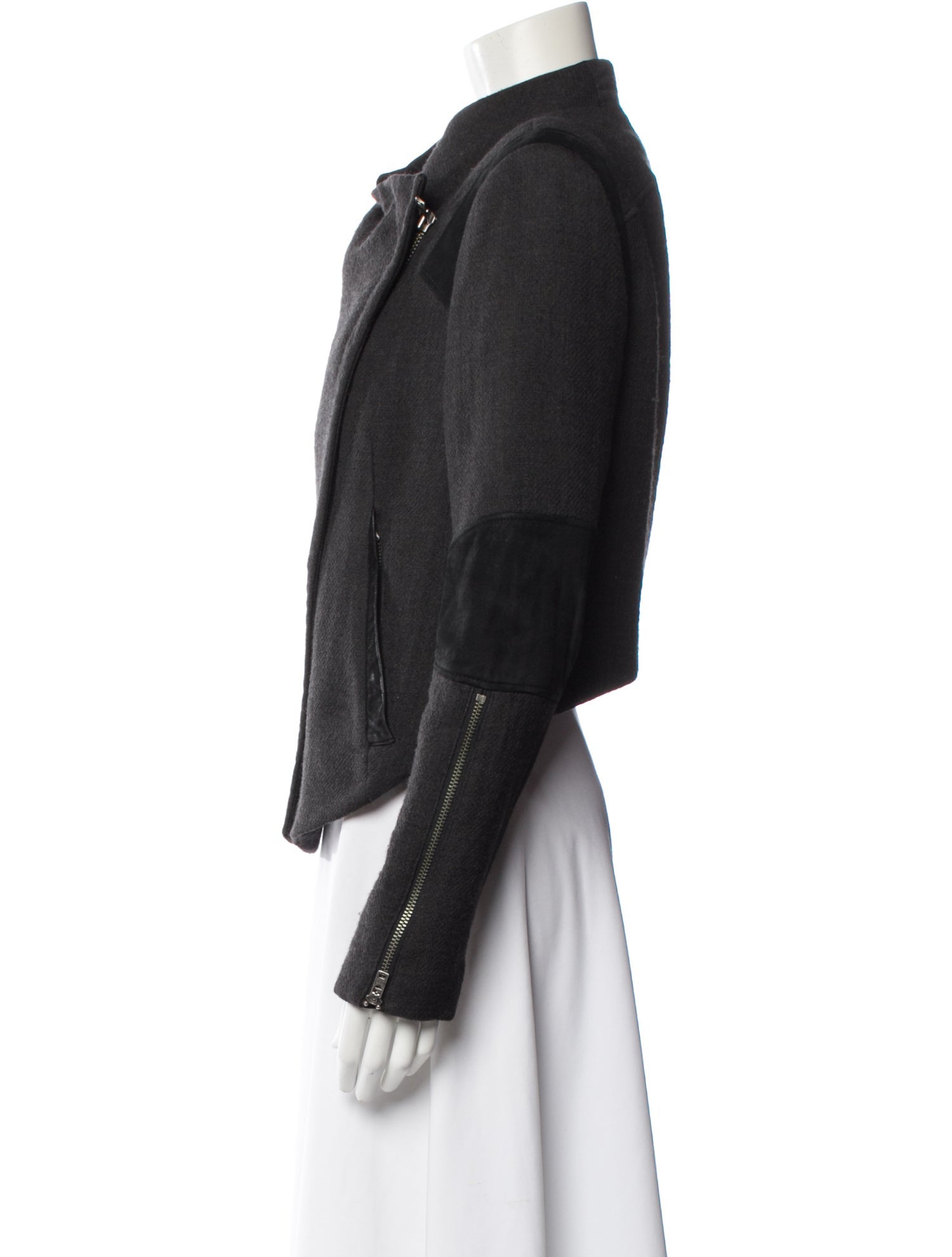 Helmut Lang Wool Biker Jacket
