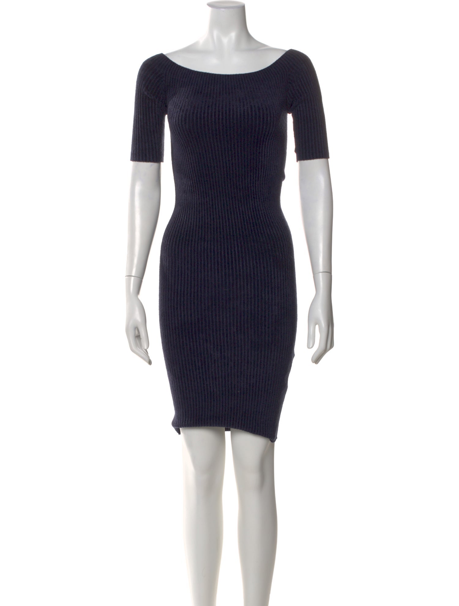 Helmut Lang Striped Mini Dress