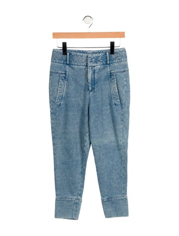 Pre-owned Helmut Lang Mid-rise Straight Leg Jeans In Blue