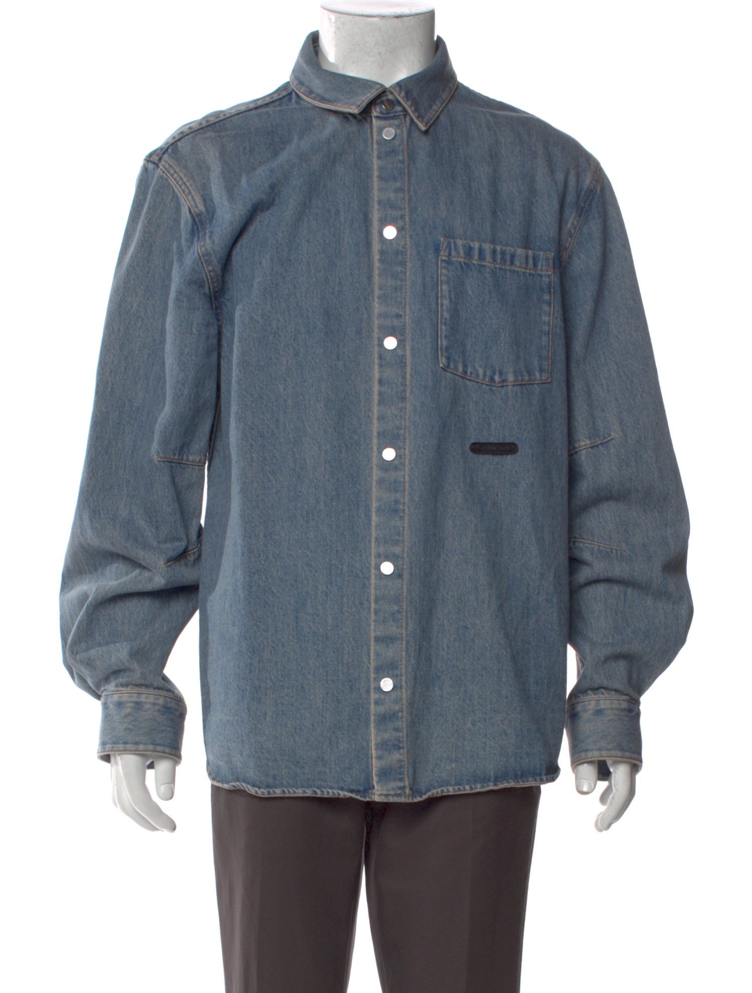 Helmut Lang Long Sleeve Denim Shirt