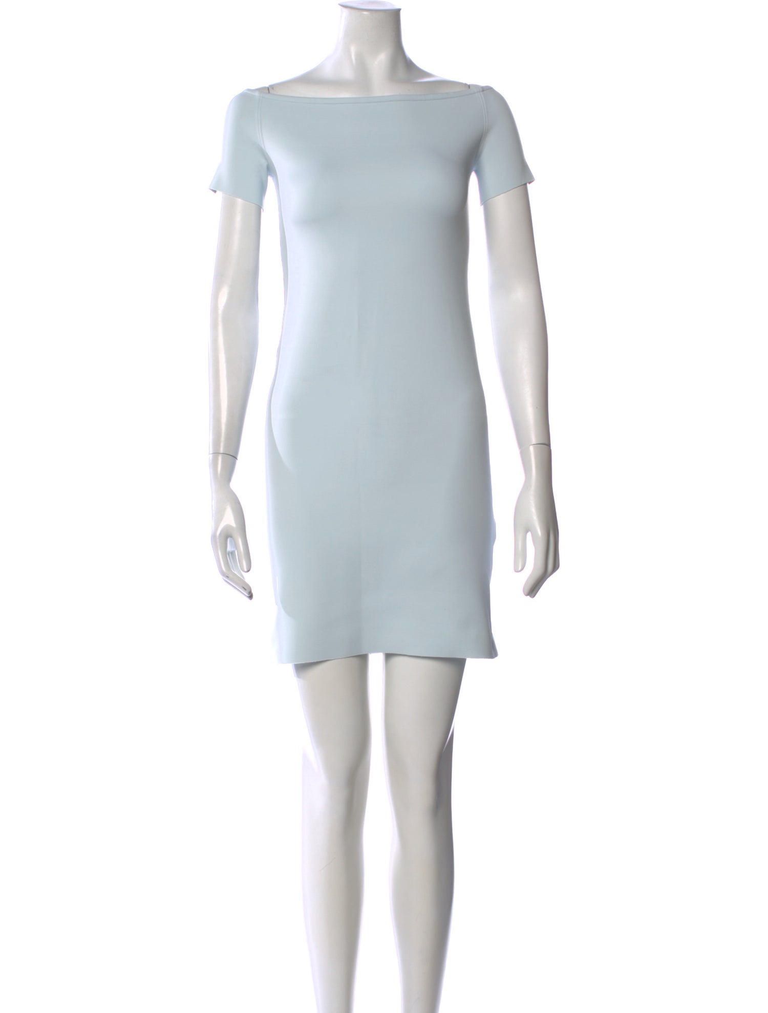 helmut lang blue dress Helmut Lang Cutout Ribbed Long Sleeve Maxi Dress in Neptune